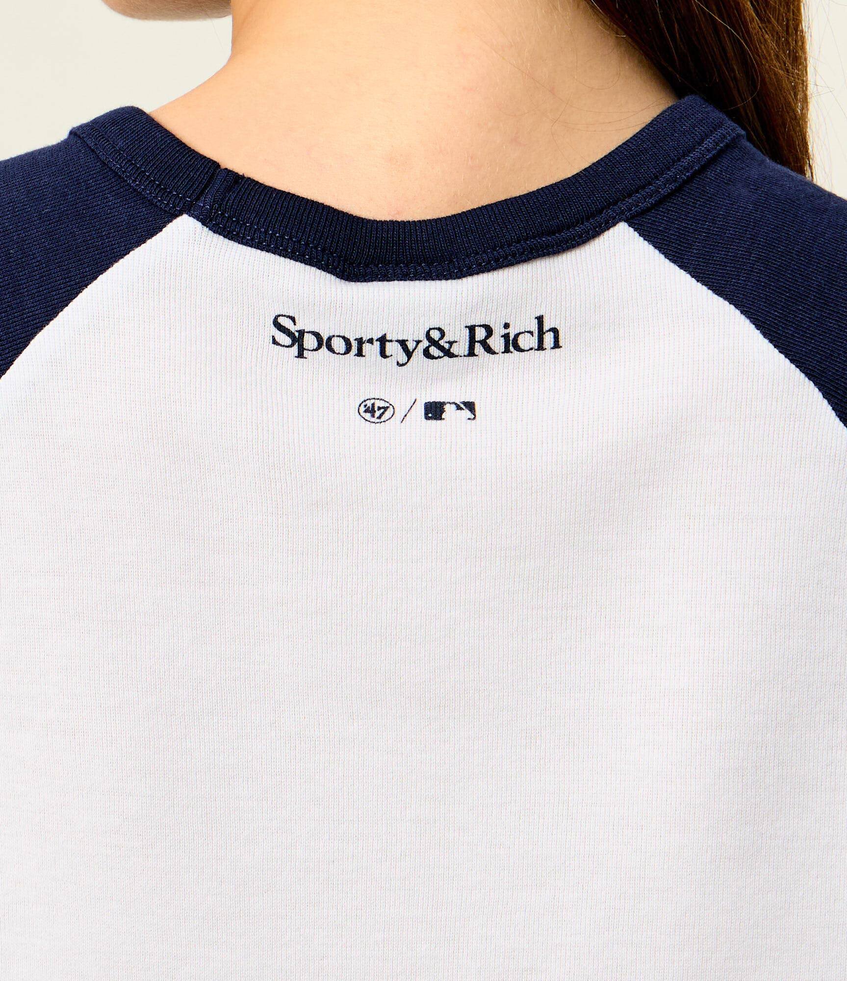 Sporty&Rich Tricou Yankees Arch | Cropped Fit
