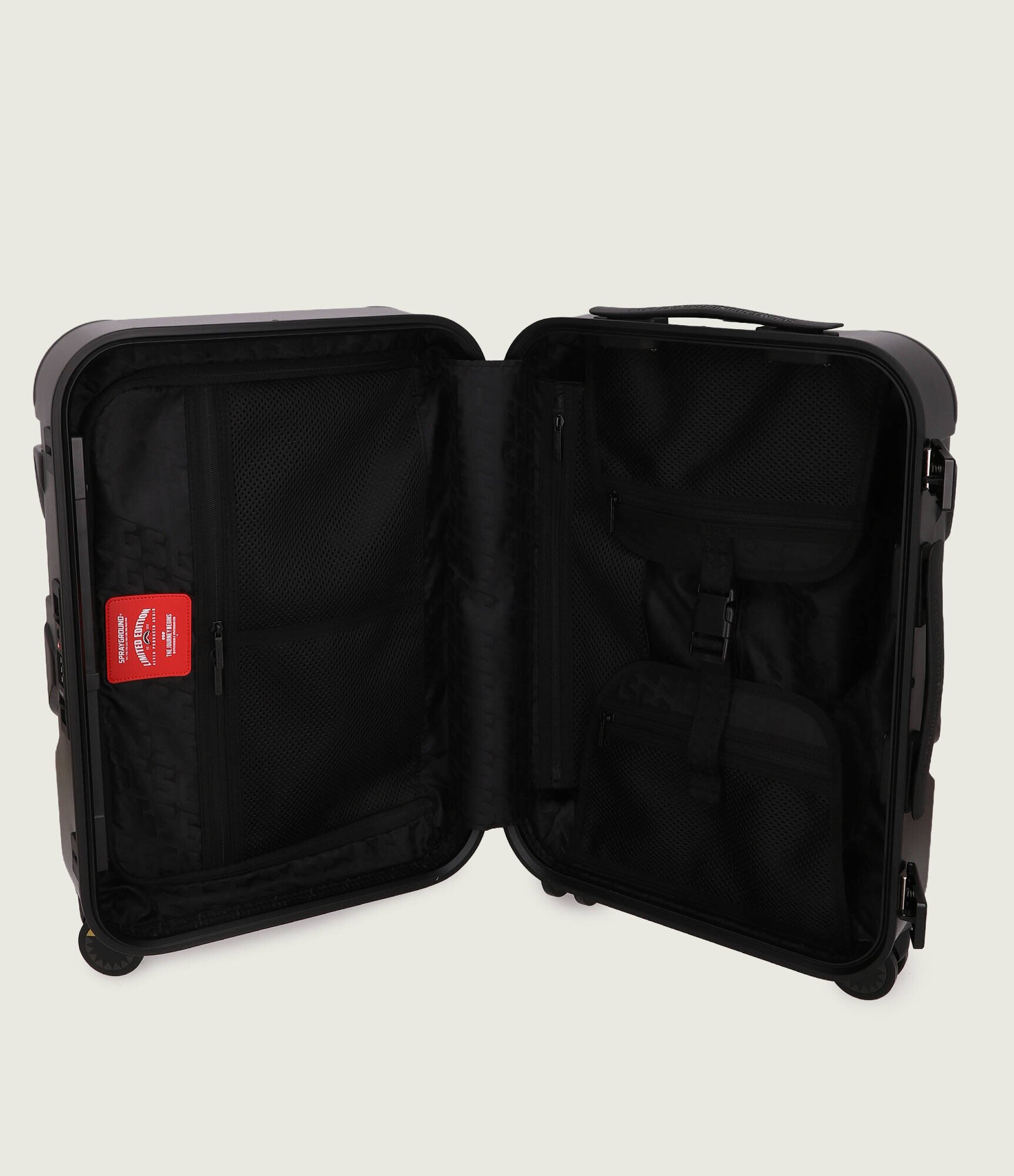 SPRAYGROUND Valiză Blacked Out Embossed Gold Tooth | 45 x 33 x 21 cm