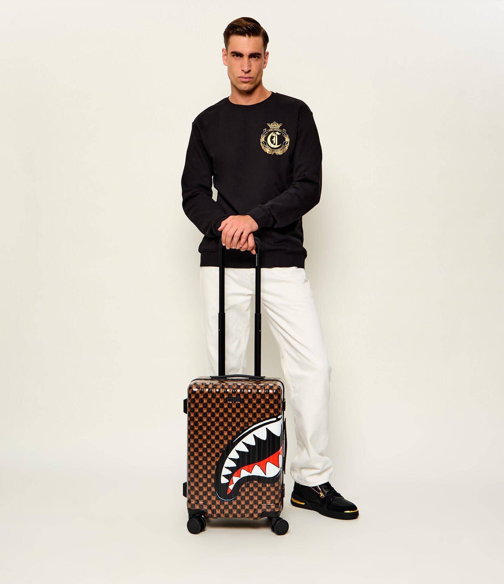 SPRAYGROUND Valiză Sharks In Paris WTF Bubbly | 45 x 33 x 21 cm