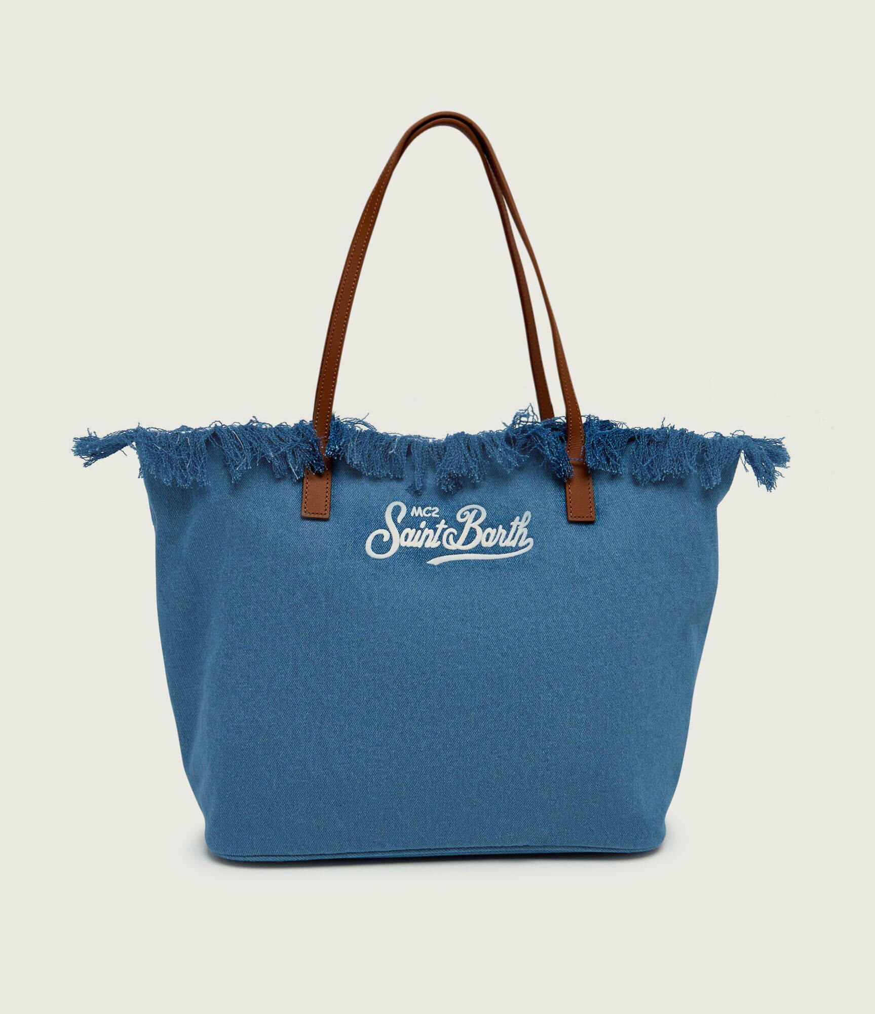 ST.Barth De blugi geantă shopper City cu adaos de piele