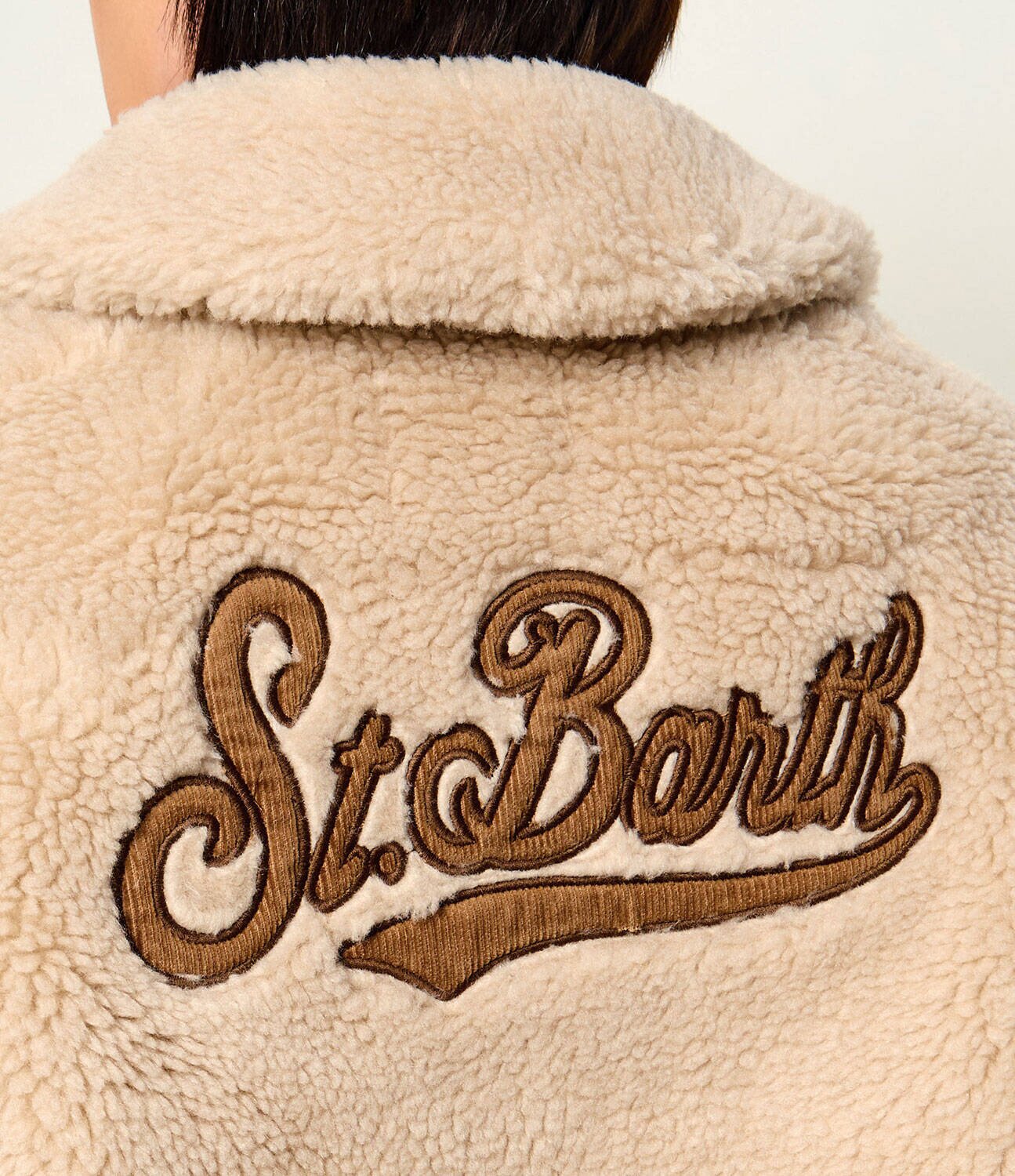 ST.Barth Din fleece geacă Jeanne Teddy | Oversize fit