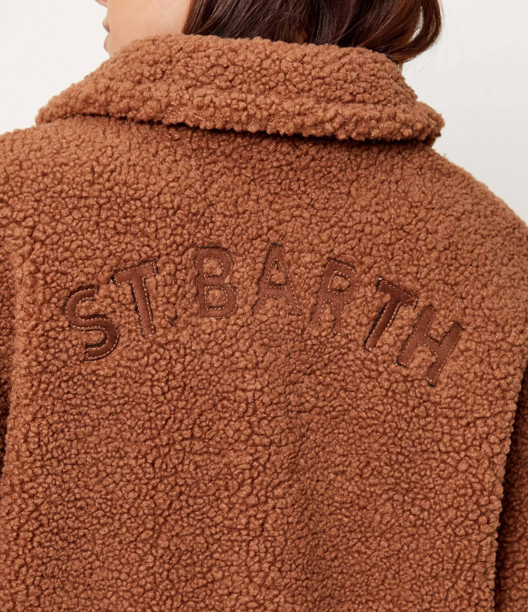 ST.Barth Din fleece geacă Jeanne Teddy | Oversize fit