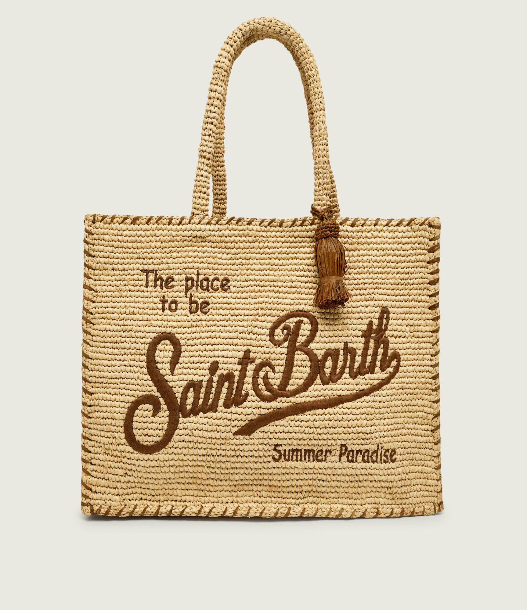 ST.Barth Geantă de plajă Vanity Rafia
