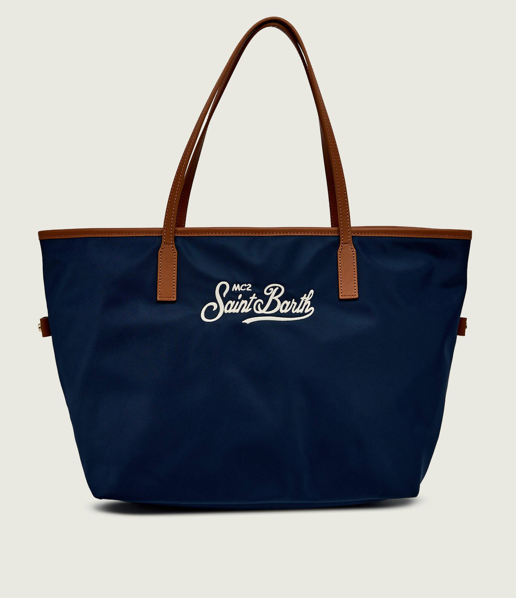 ST.Barth Geantă shopper CITY cu adaos de piele