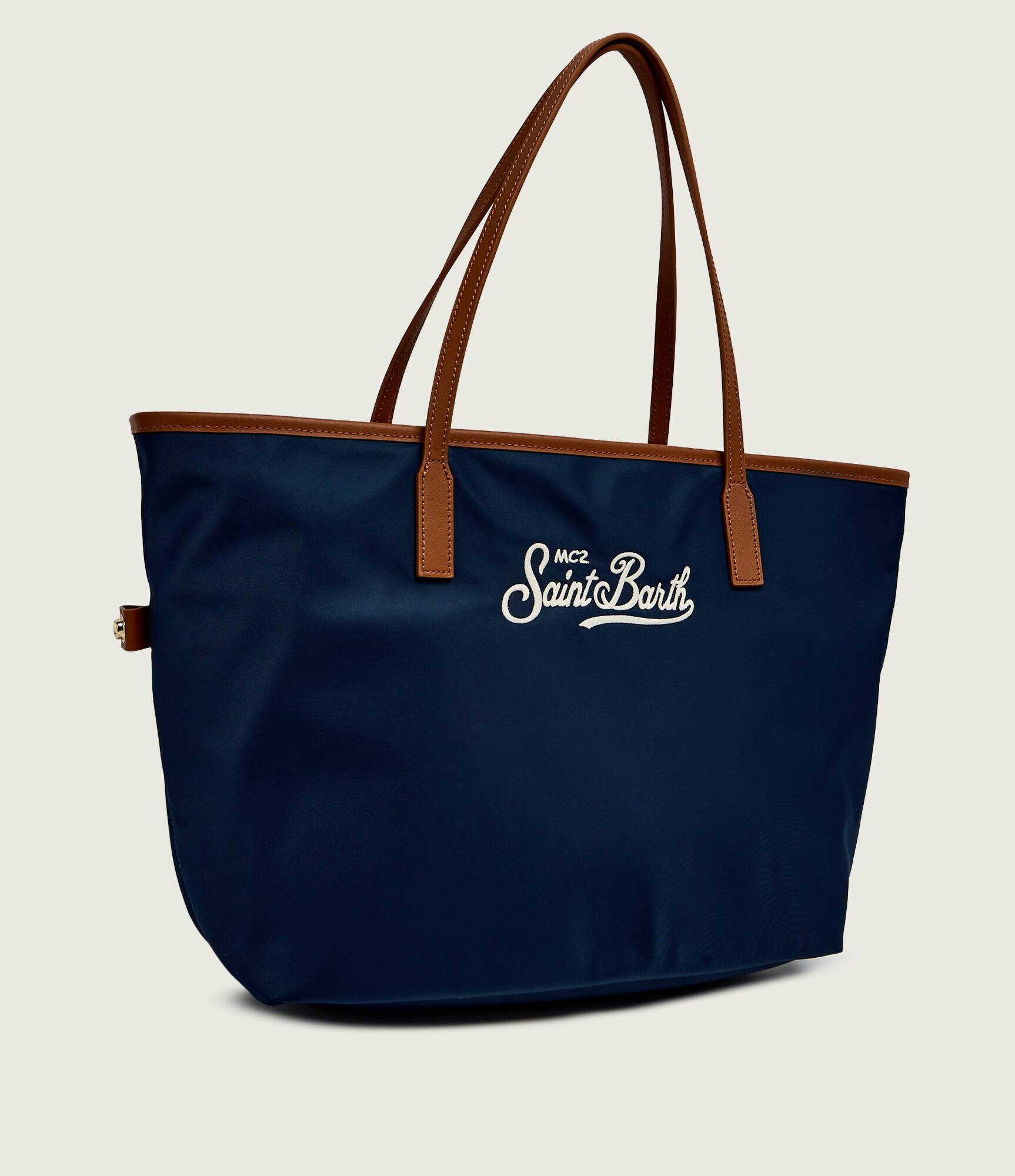 ST.Barth Geantă shopper CITY cu adaos de piele