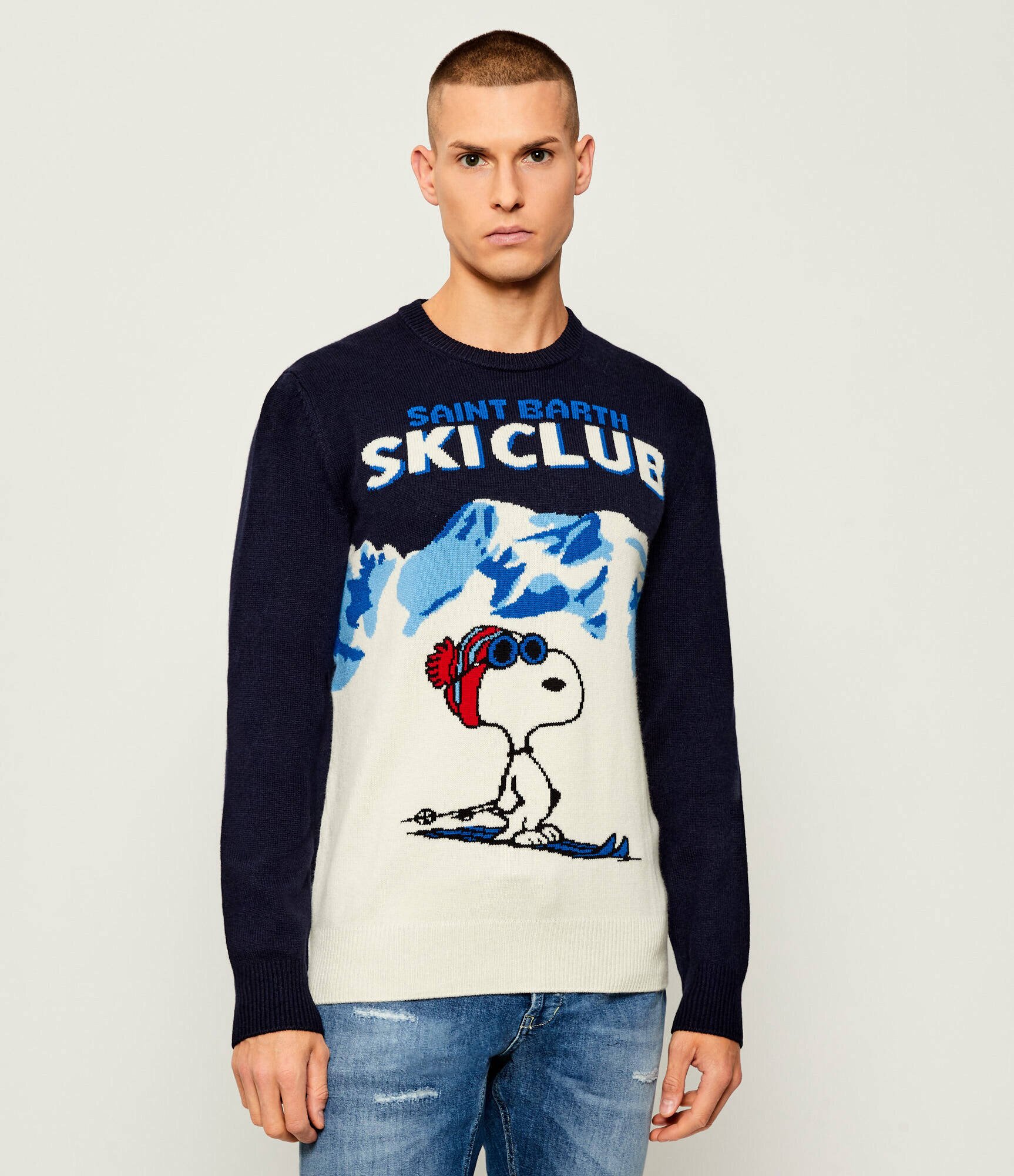 ST.Barth Pulover HERON C SAINT BARTH X PEANUTS | regular fit cu adaos de lână și cașmir