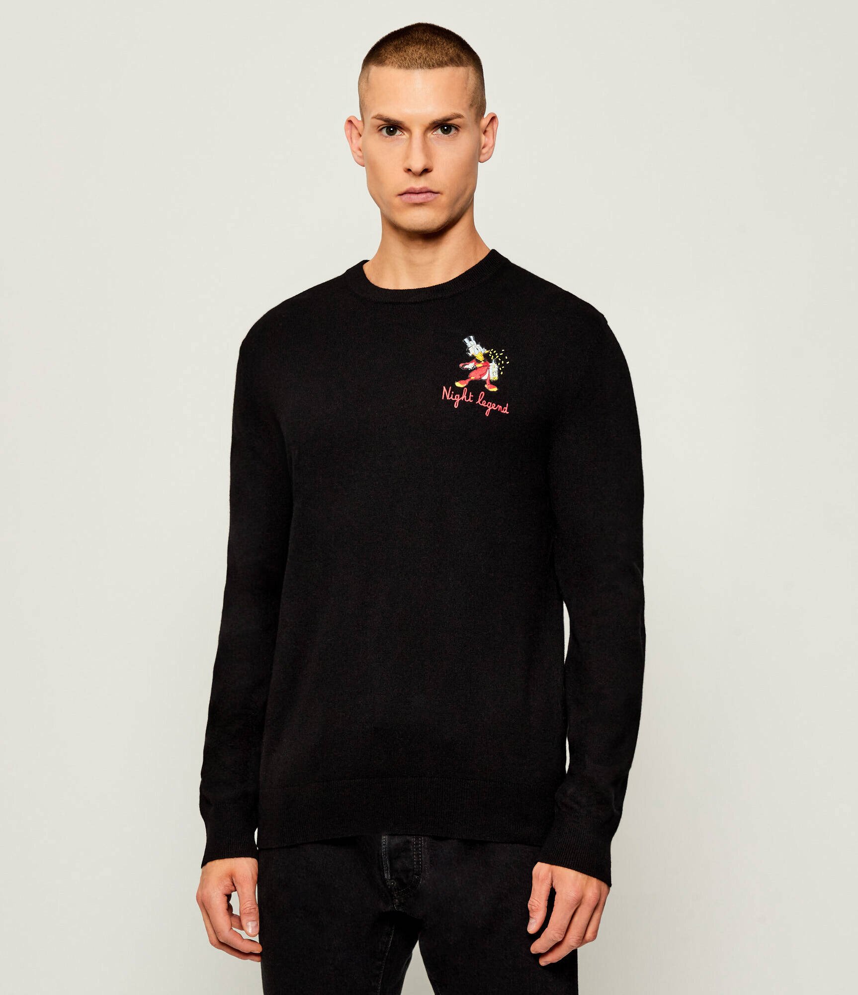 St. Barth Pulover HERON LIGHT EMBRY SAINT BARTH X DISNEY | regular fit cu adaos de lână și cașmir