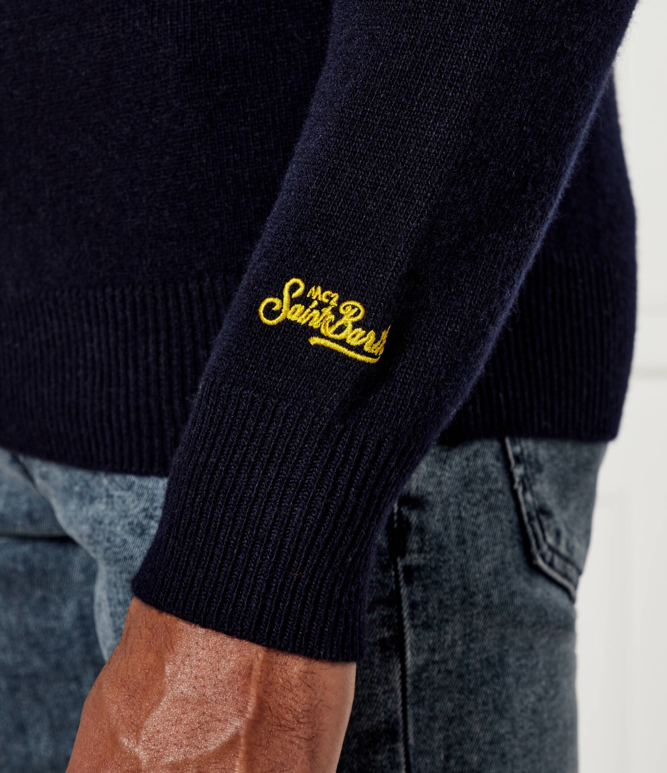 ST.Barth Pulover Heron ST. BARTH X THE SIMPSONS | Regular Fit cu adaos de lână și cașmir