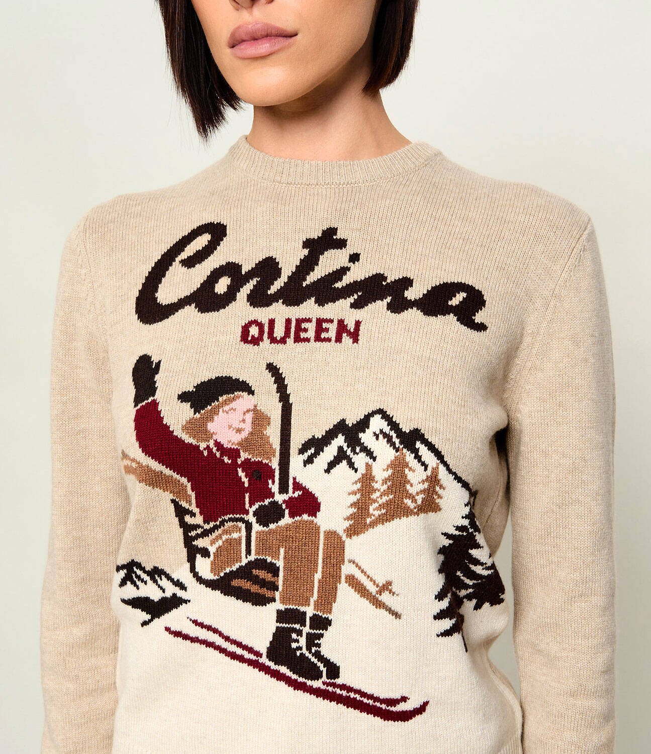 ST.Barth Pulover New Queen C | x St. Moritz | Slim Fit cu adaos de lână și cașmir