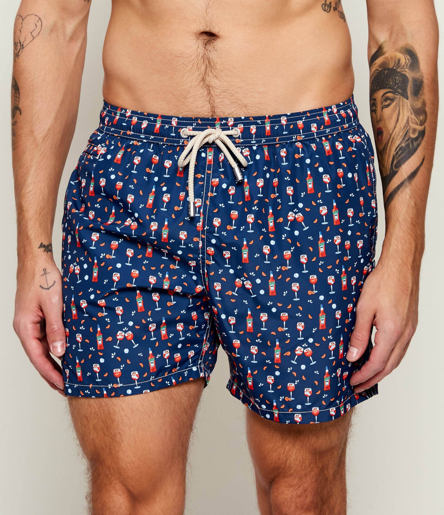 ST.Barth Șorți de baie LIGHTING MICRO FANTASY |ST. Barth x APEROL | regular fit