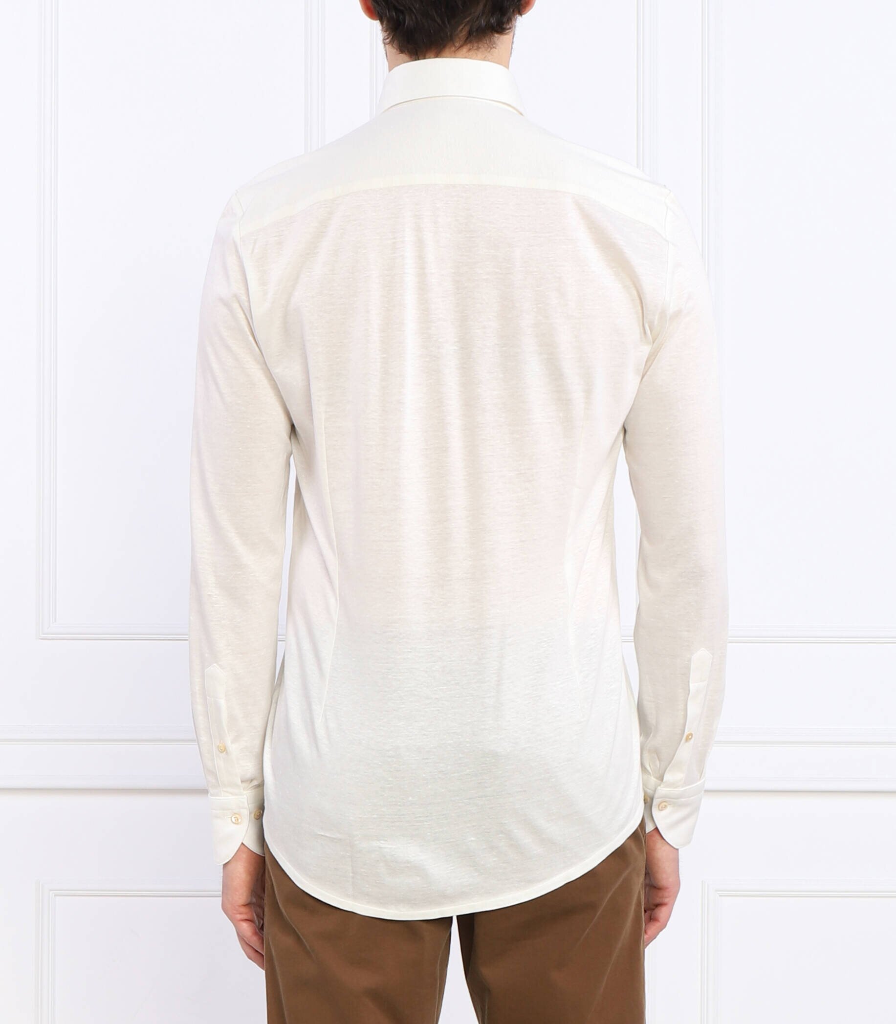 Stenströms Cămașă | Slim Fit | cu adaos de in