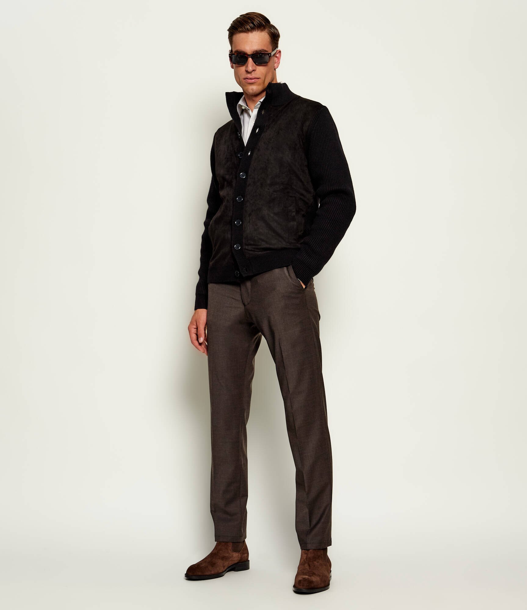 Stenströms Cardigan | regular fit cu adaos de lână