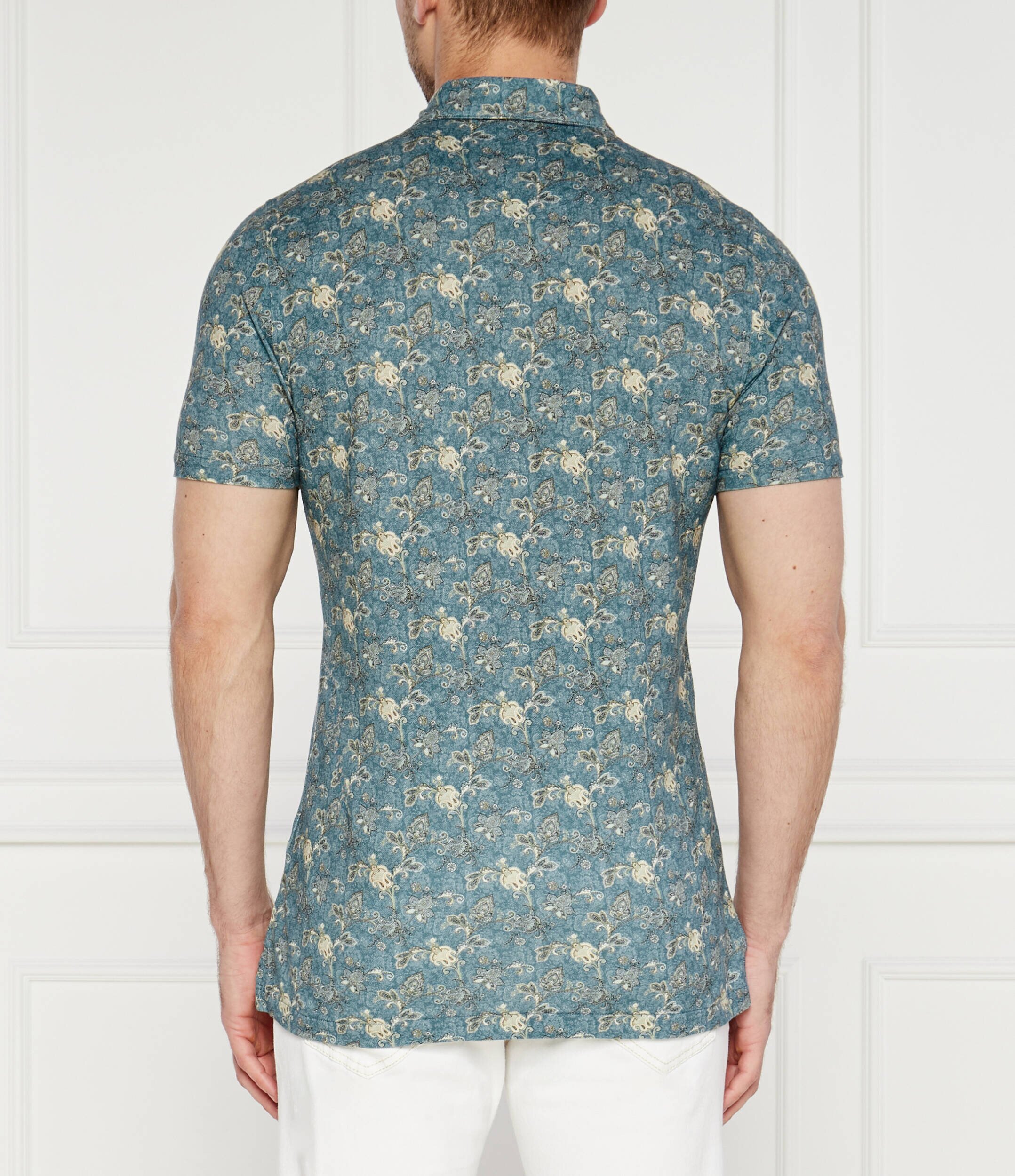Stenströms Polo Paisley | Slim Fit