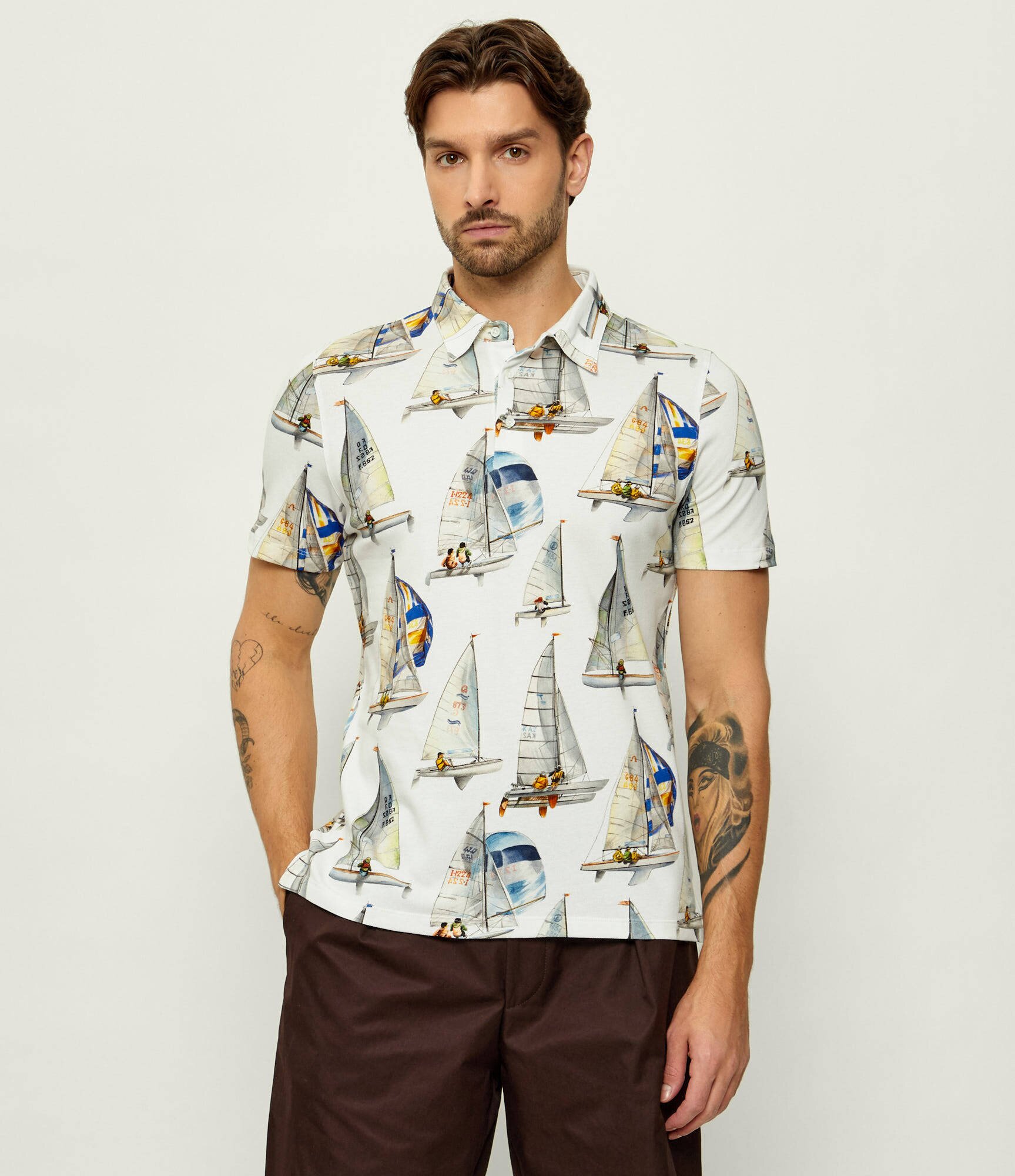 Stenströms Polo | Slim Fit | stretch pique