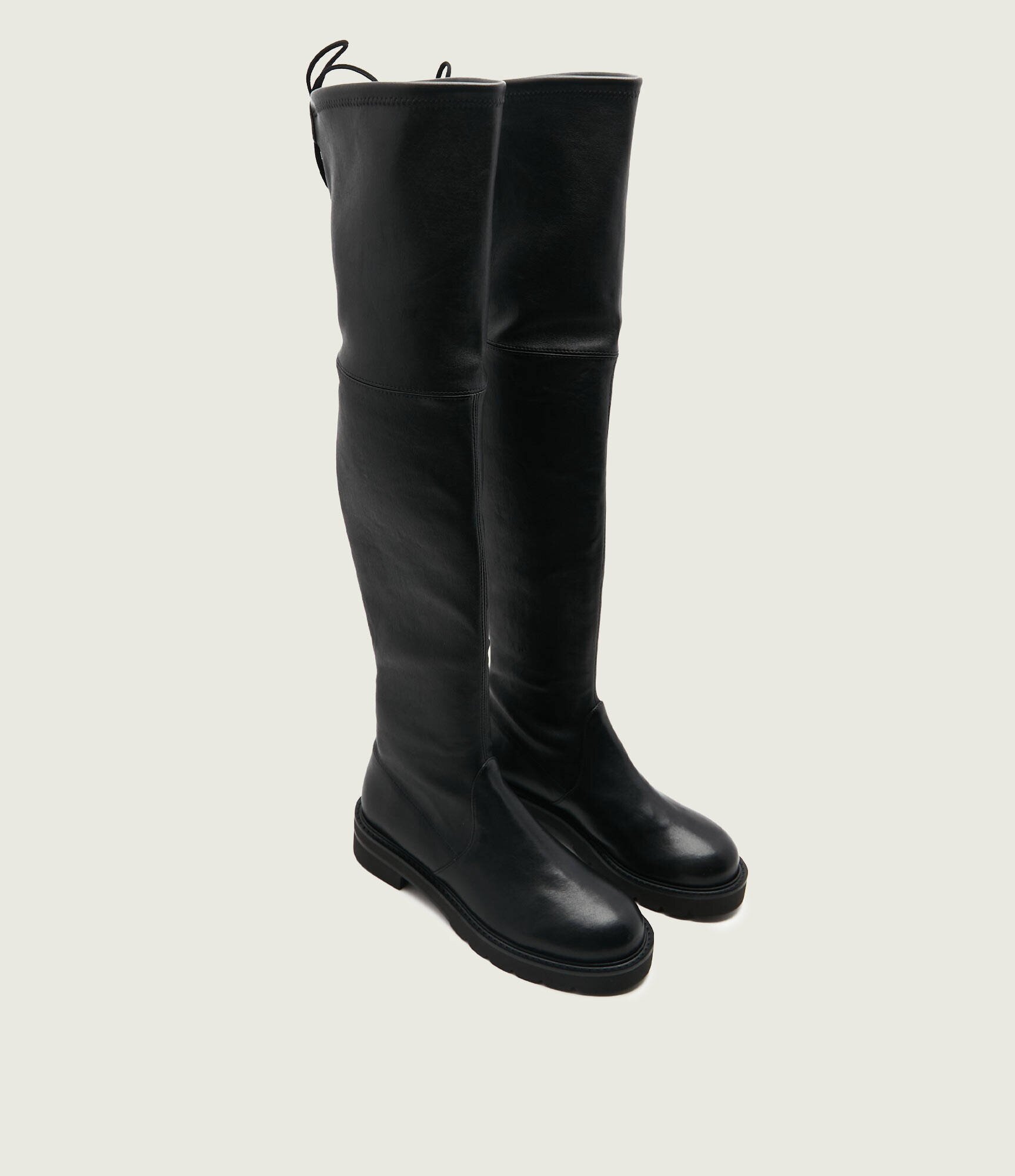 Stuart Weitzman De piele cizme lungi Lowland