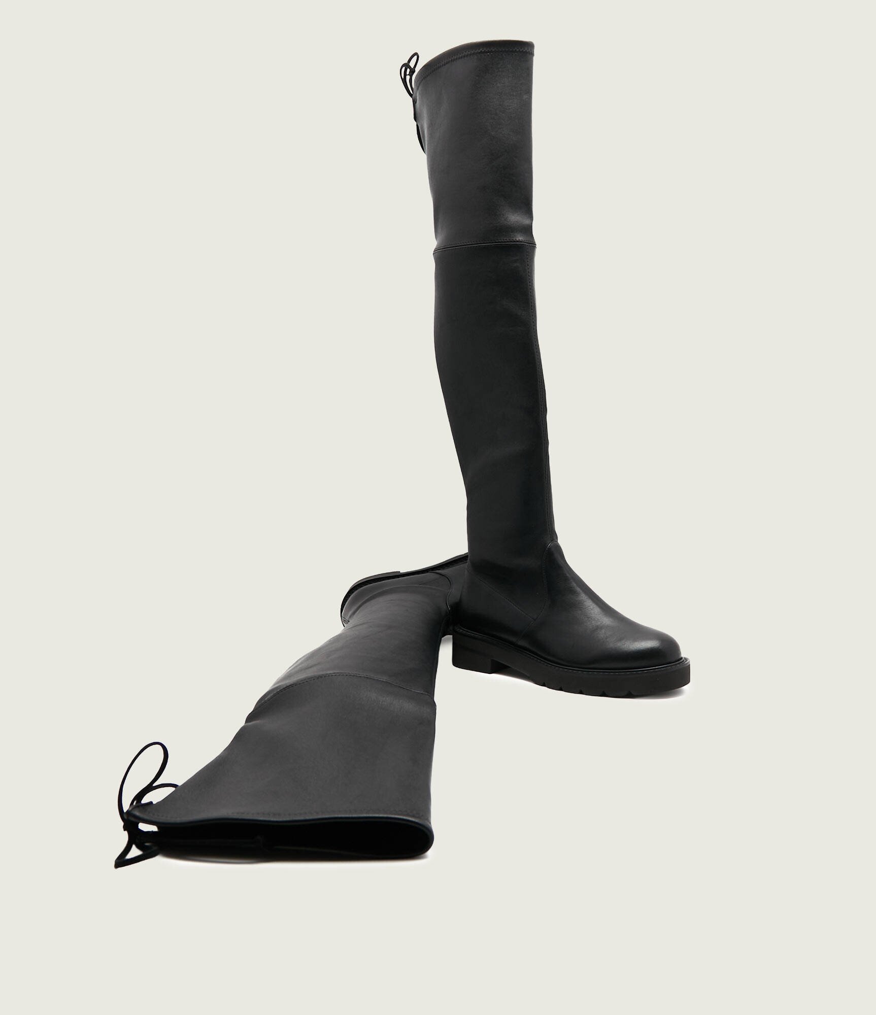 Stuart Weitzman De piele cizme lungi Lowland