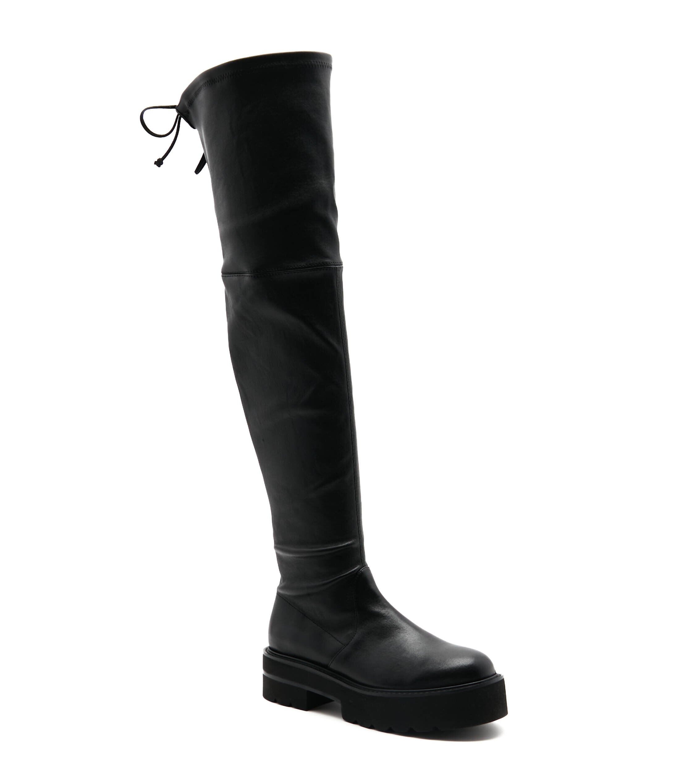 Stuart Weitzman De piele cizme lungi Lowland