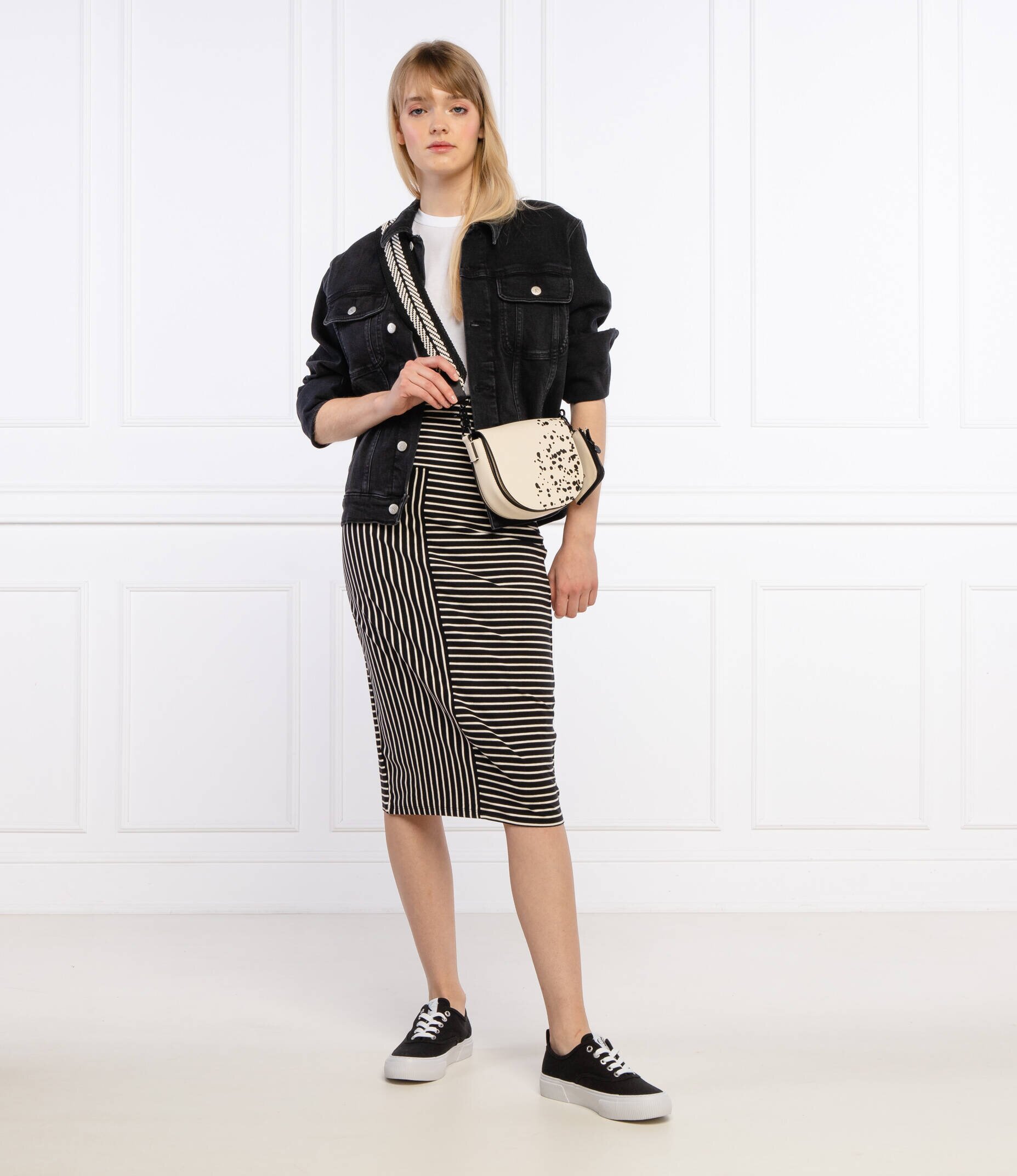 Superdry Fustă CLASSIC | high waist