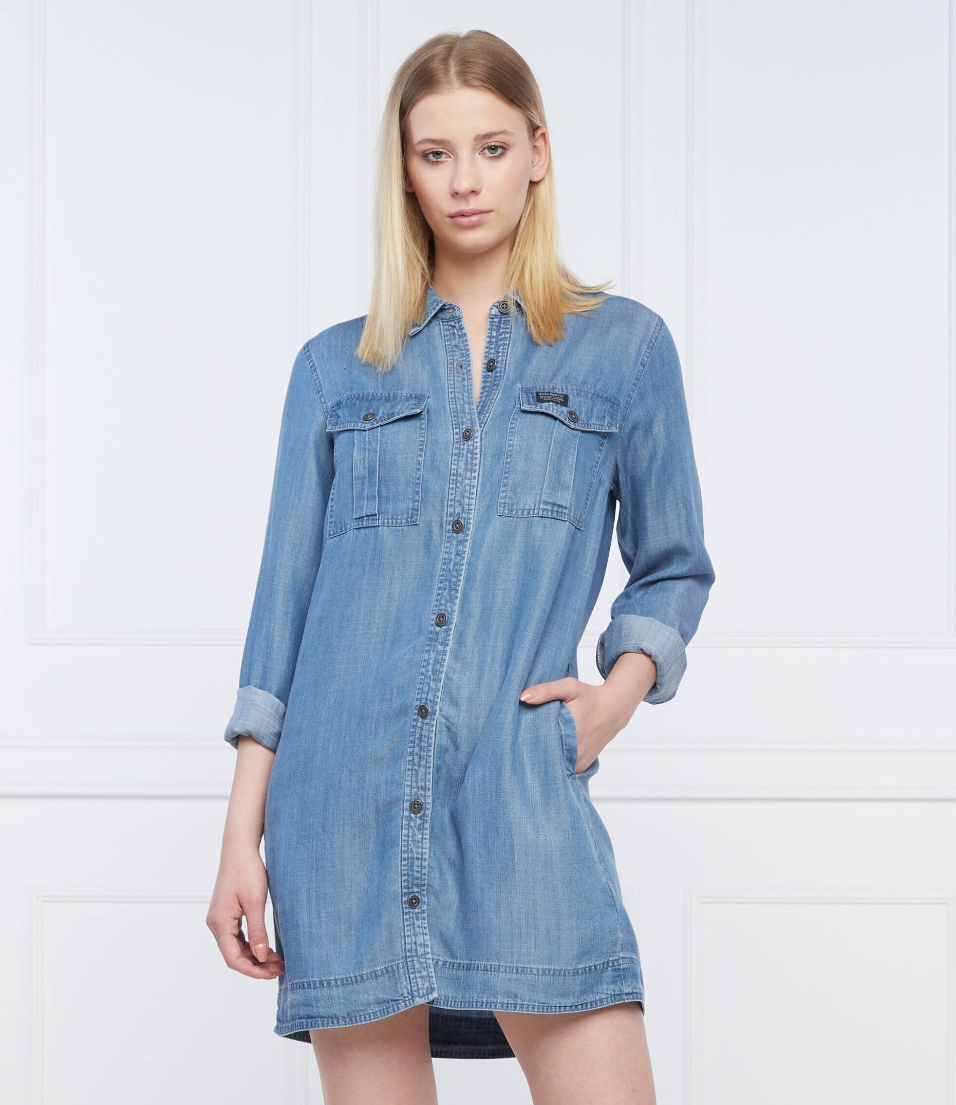 Superdry Rochie VINTAGE OVERSIZED