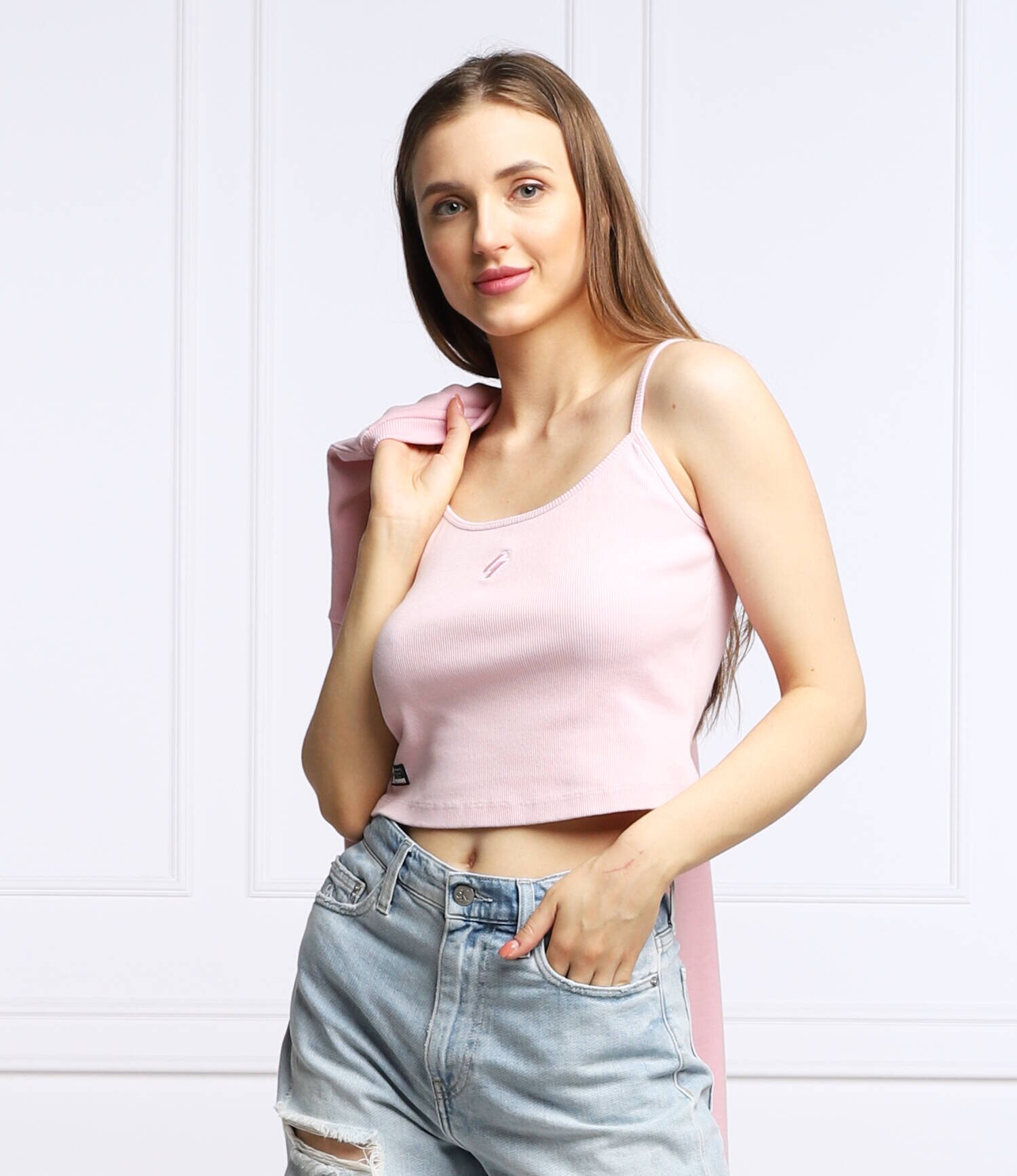 Superdry Top ESSENTIAL | Cropped Fit