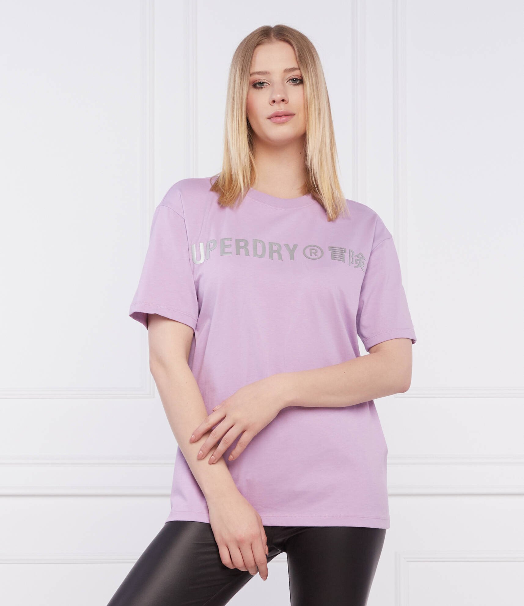 Superdry Tricou linear | Loose fit