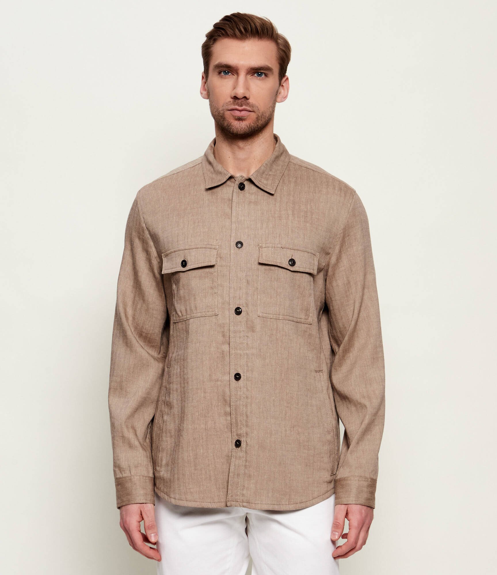 TIGER OF SWEDEN De in cămașă Bishop | Oversize fit cu adaos de lână