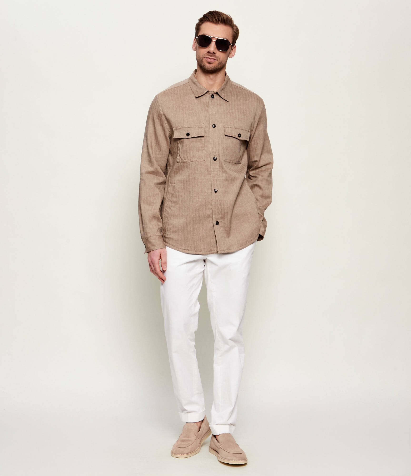 TIGER OF SWEDEN De in cămașă Bishop | Oversize fit cu adaos de lână