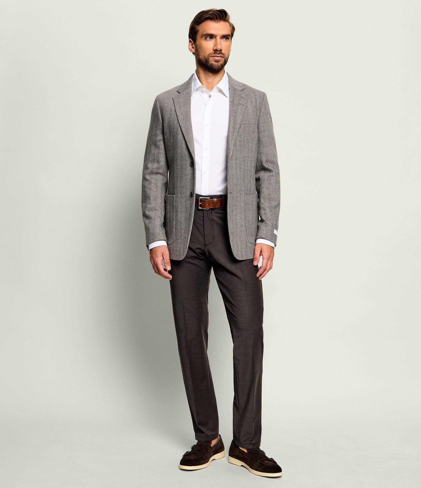 TIGER OF SWEDEN De lână sacou Justin P | regular fit cu adaos de mătase