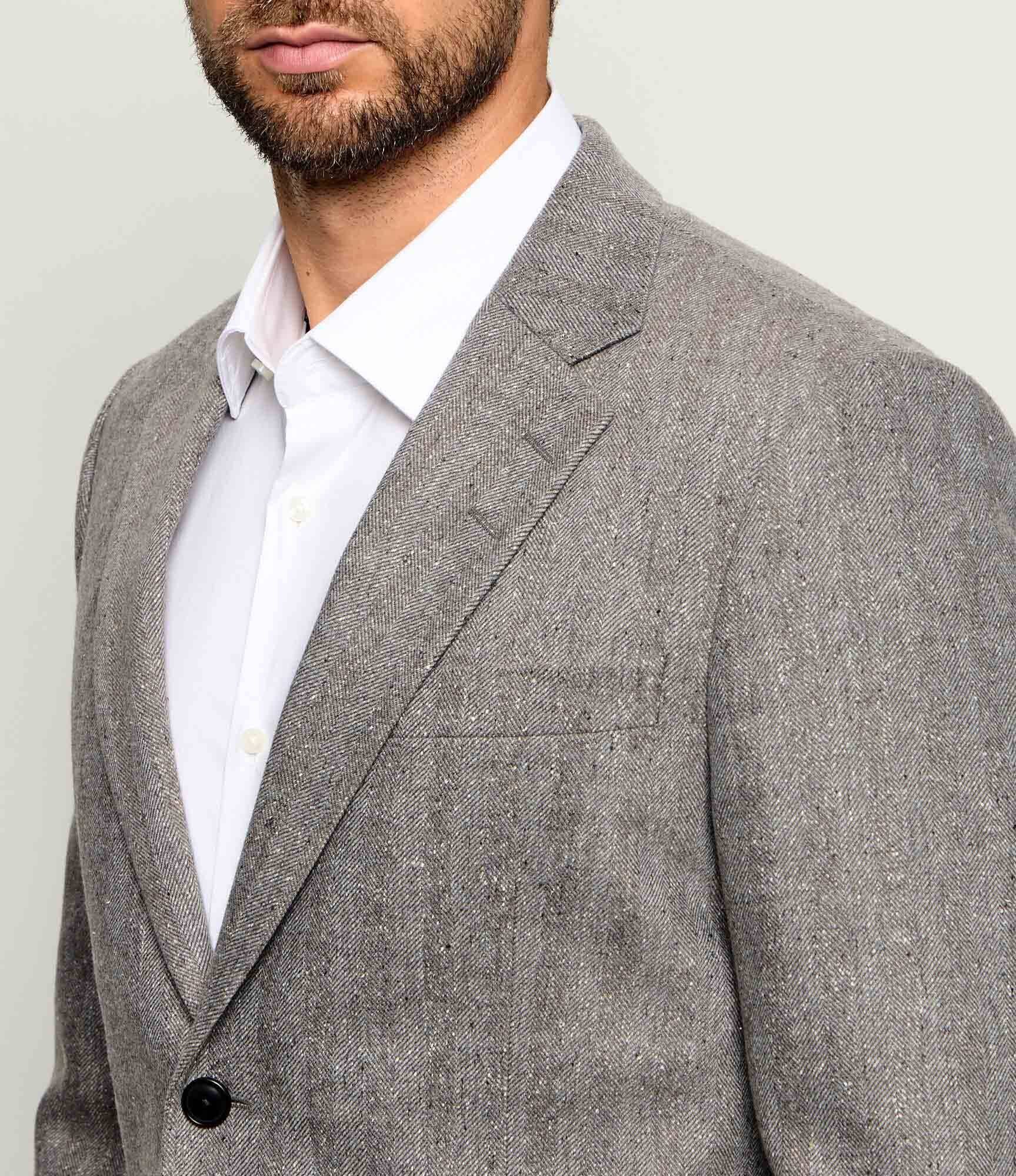 TIGER OF SWEDEN De lână sacou Justin P | regular fit cu adaos de mătase
