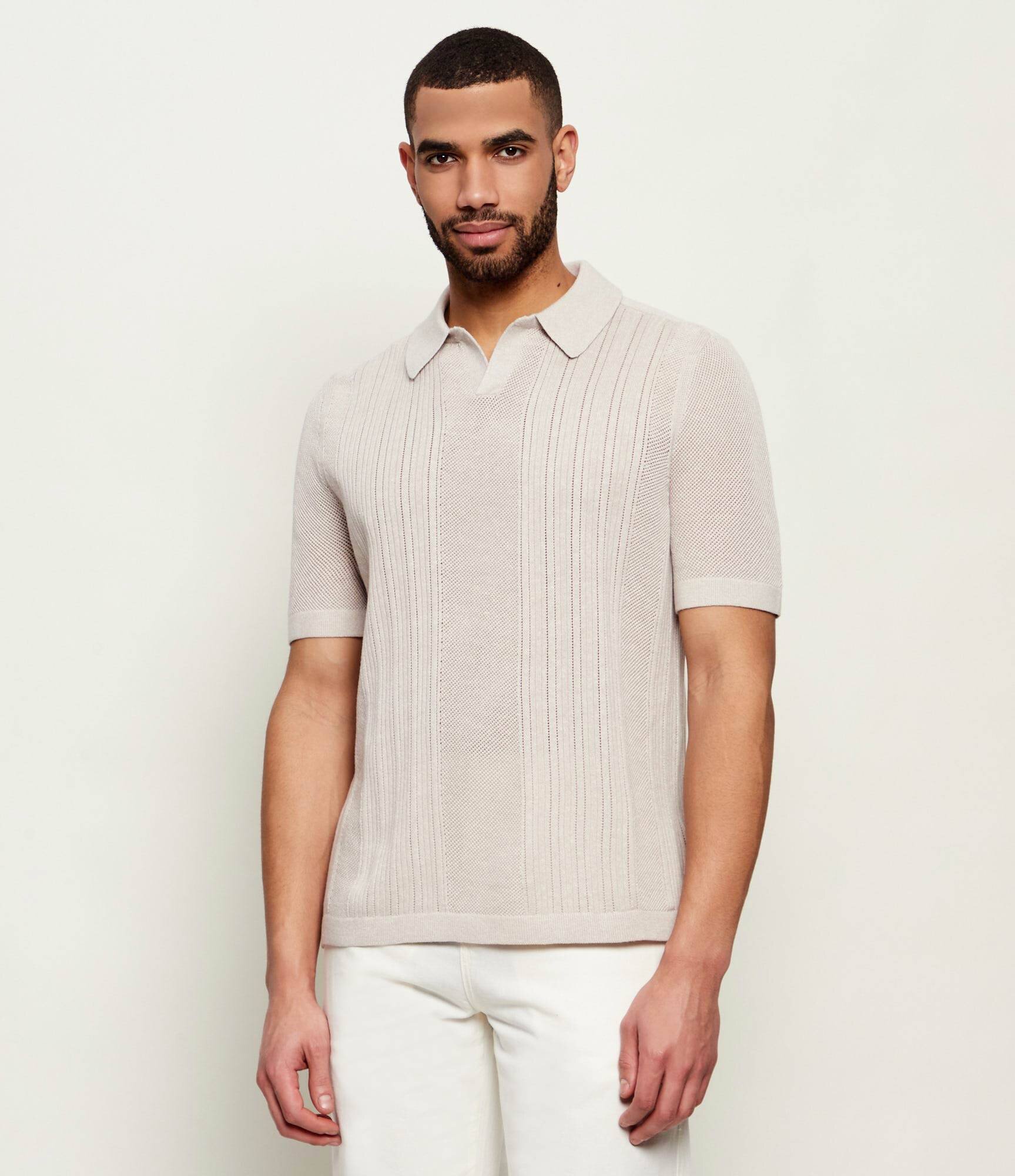 TIGER OF SWEDEN Polo Eoin P | regular fit cu adaos de lână