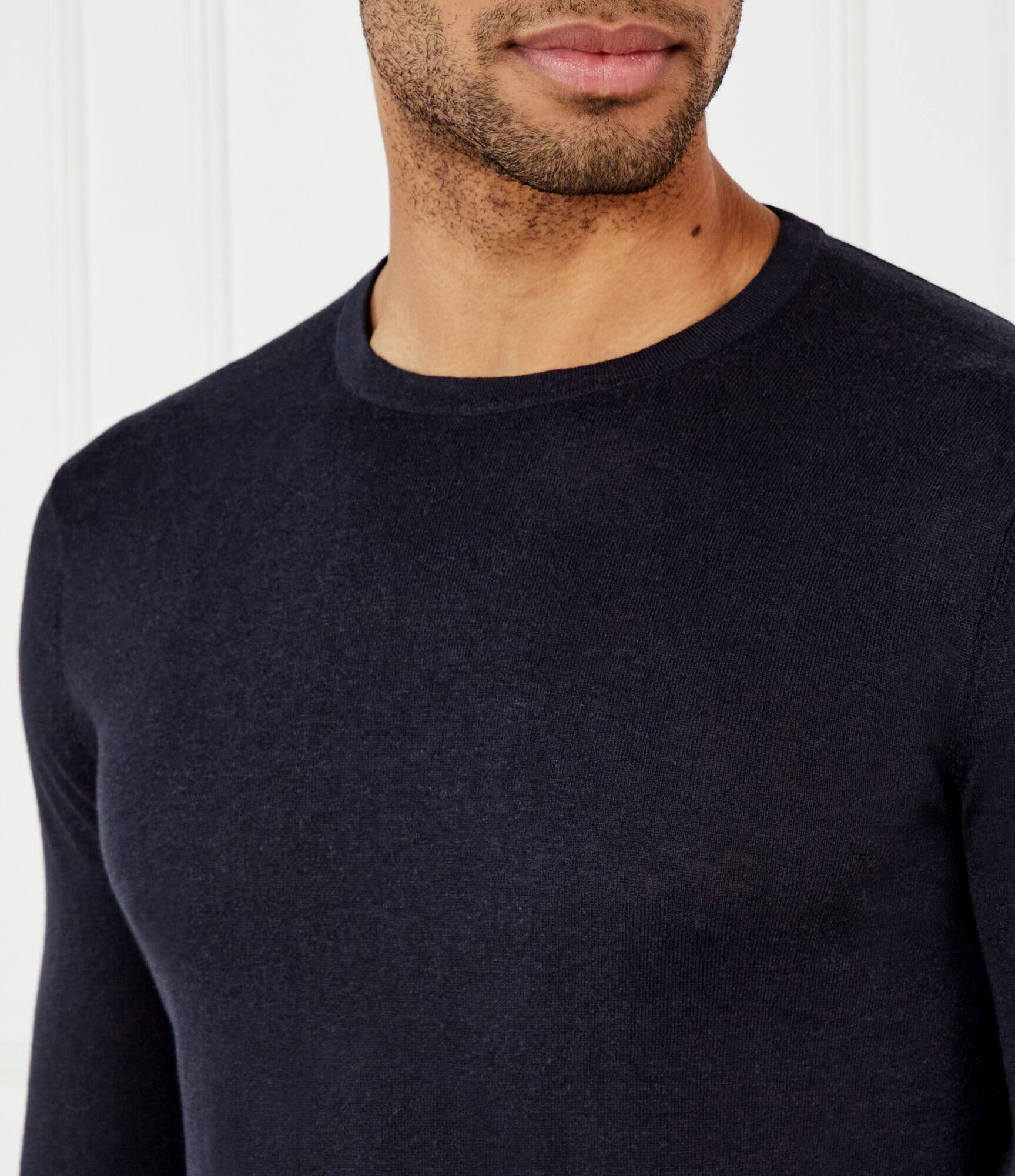 TIGER OF SWEDEN Pulover Connor L | Slim Fit | cu adaos de in