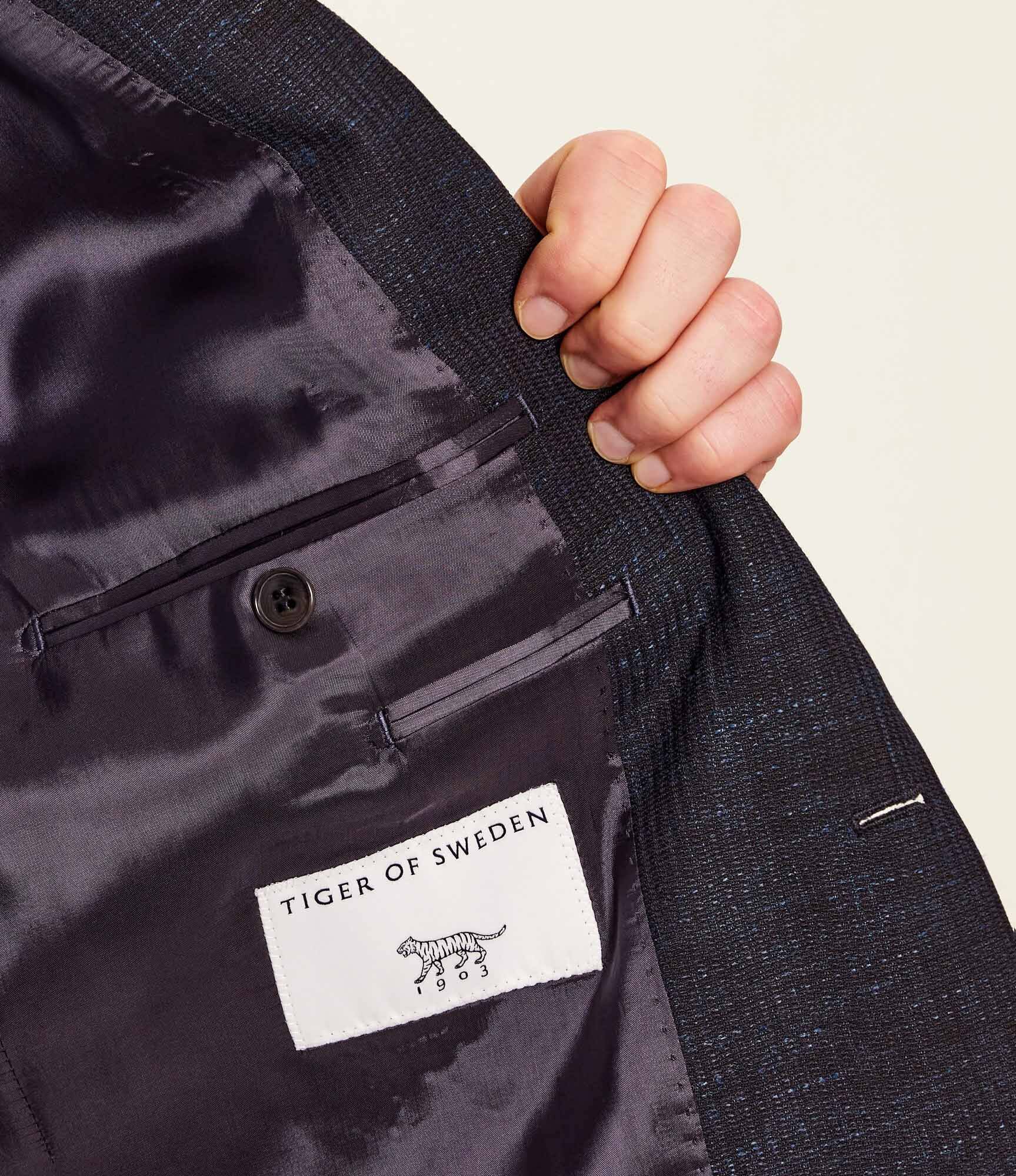 TIGER OF SWEDEN Sacou Easer PP | Slim Fit cu adaos de lână