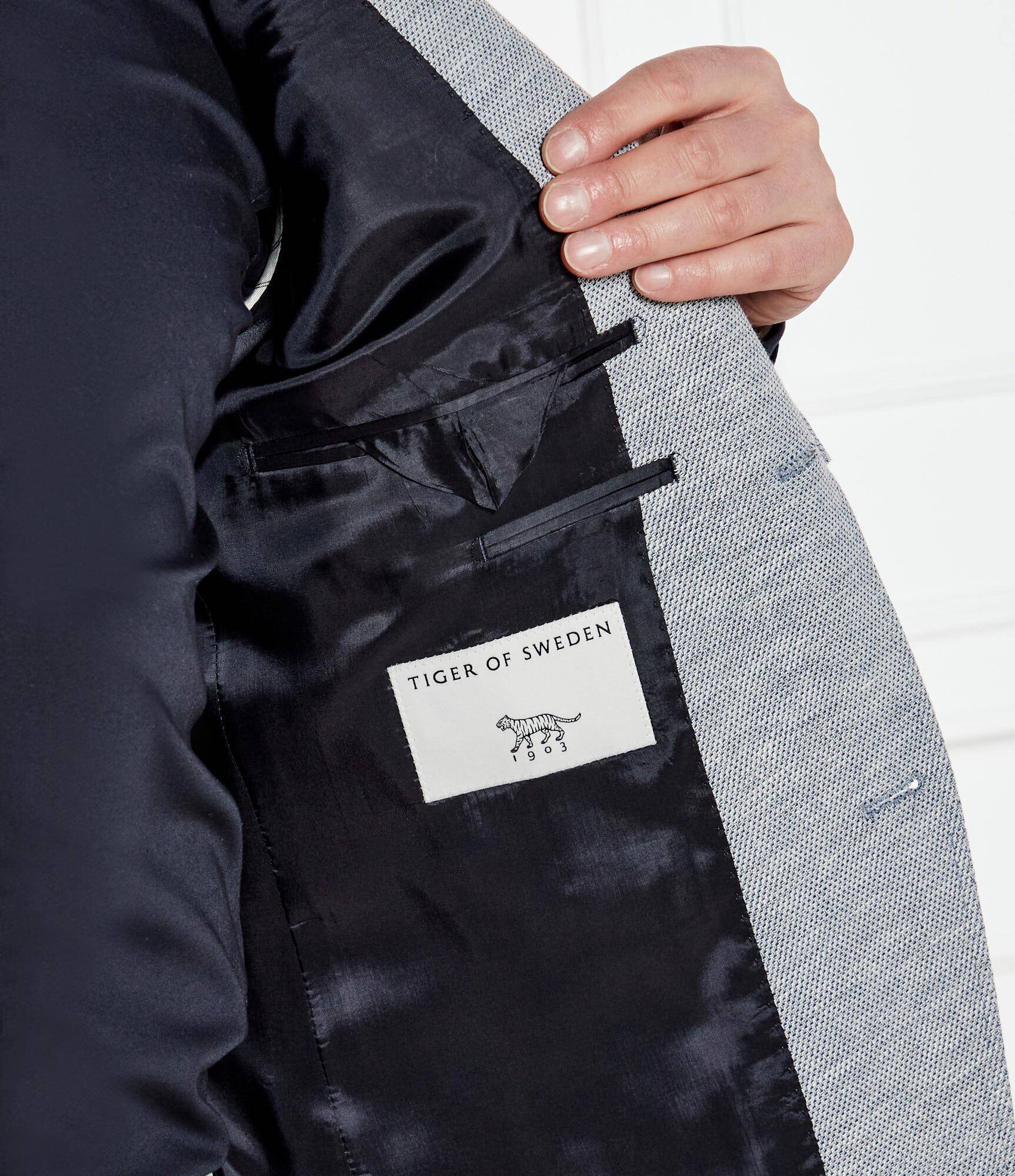 TIGER OF SWEDEN Sacou Justin HL | Regular Fit | cu adaos de in