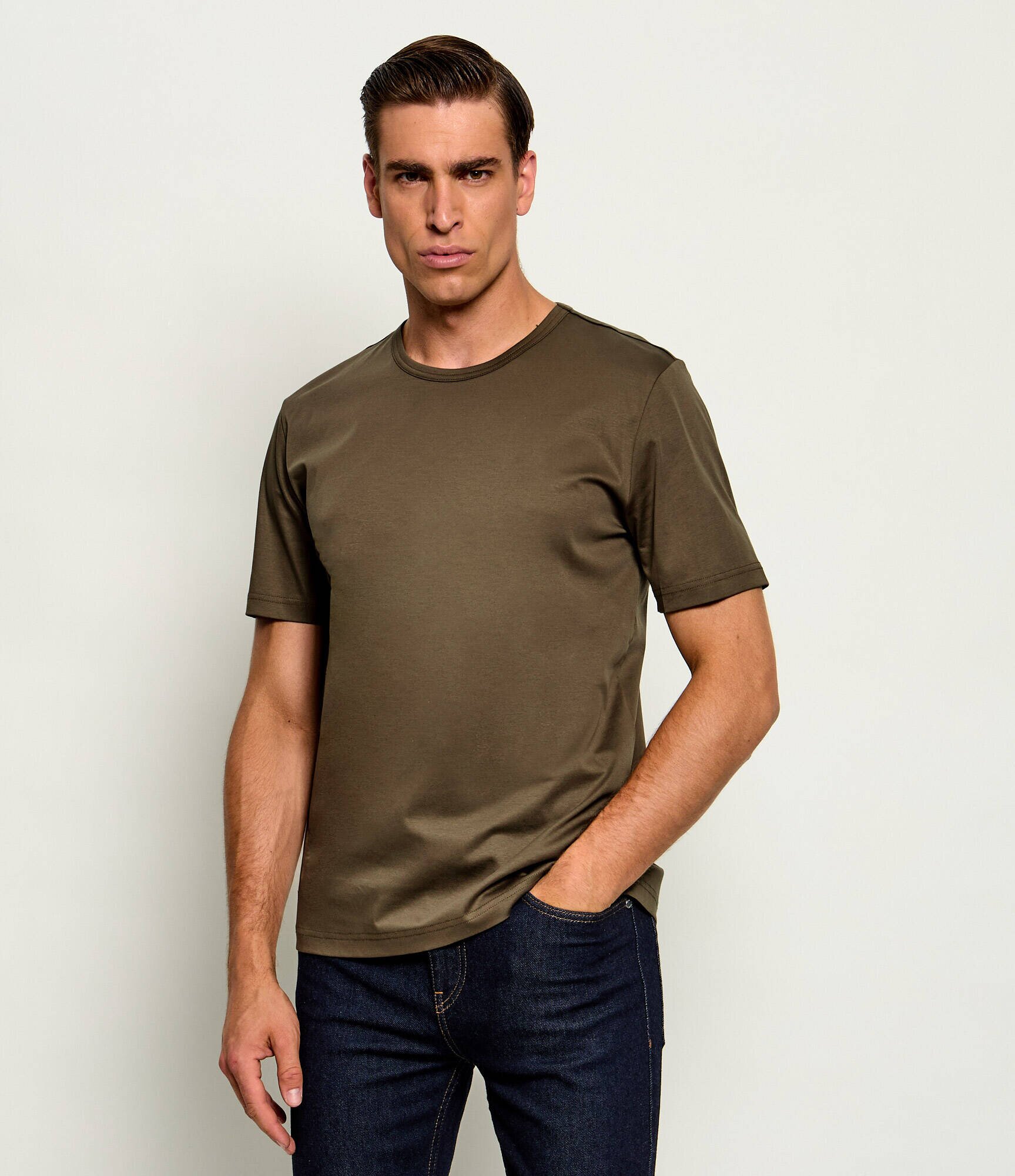 TIGER OF SWEDEN Tricou Olaf | Slim Fit | mercerizat