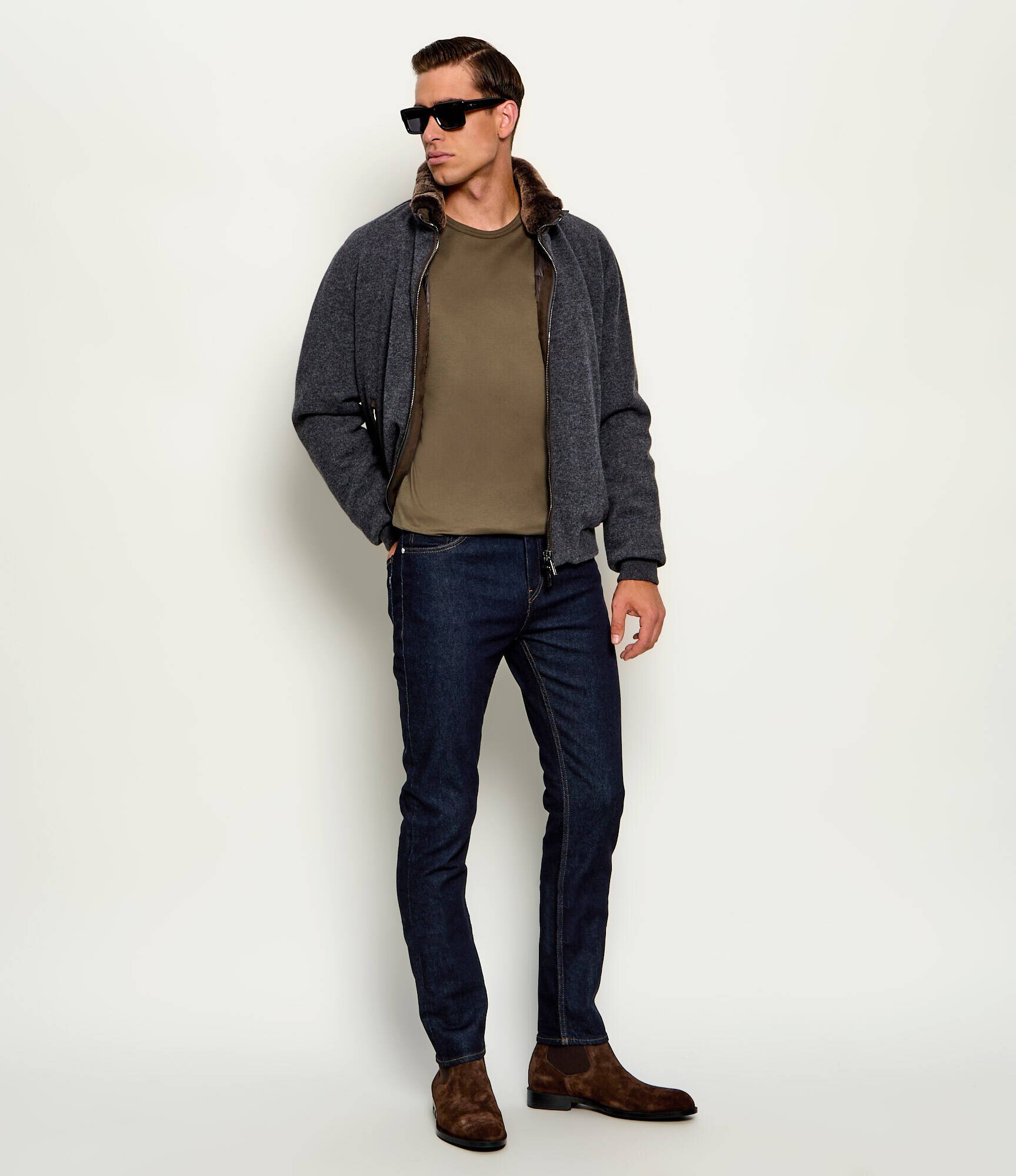 TIGER OF SWEDEN Tricou Olaf | Slim Fit | mercerizat