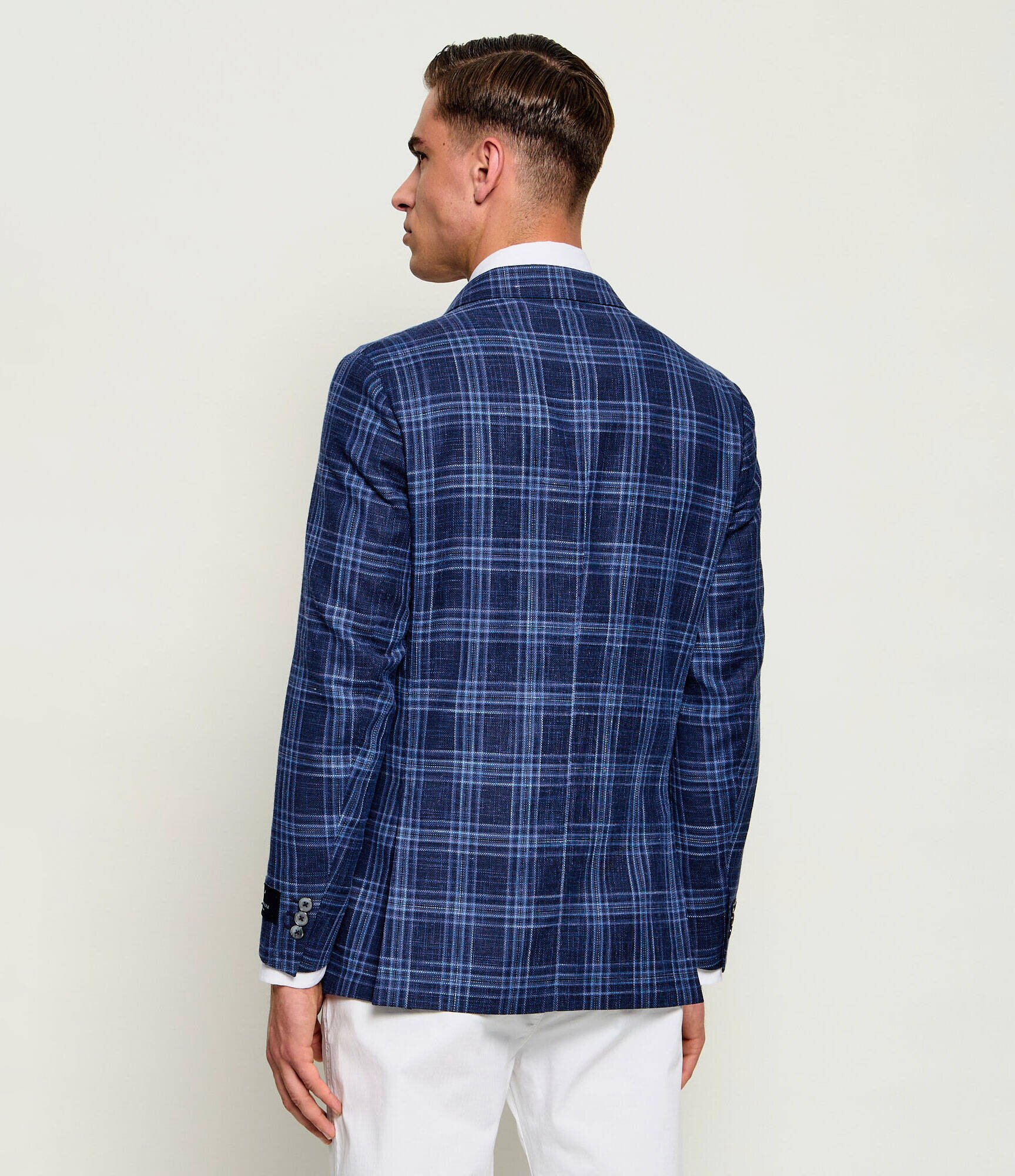 Tombolini De lână sacou | Slim Fit | cu adaos de in
