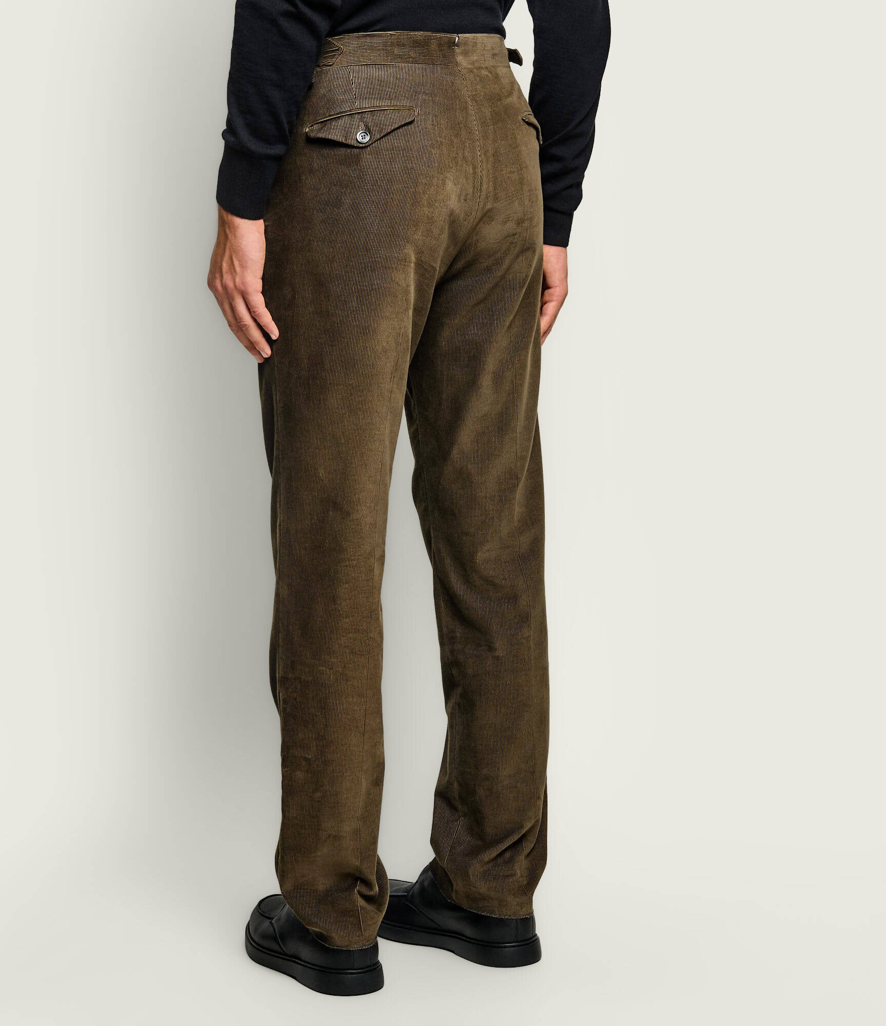Tombolini Pantaloni | Tapered fit | catifea reiată
