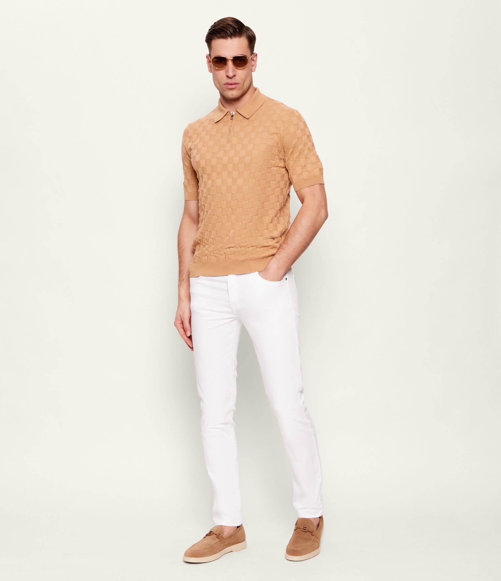Tombolini Pulover polo | Slim Fit | Slim Fit
