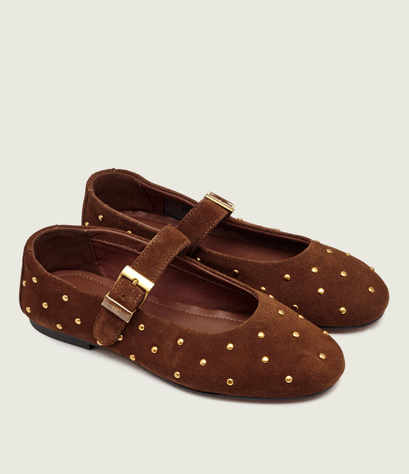 Tommy Hilfiger Balerini Mary Jane | piele întoarsă