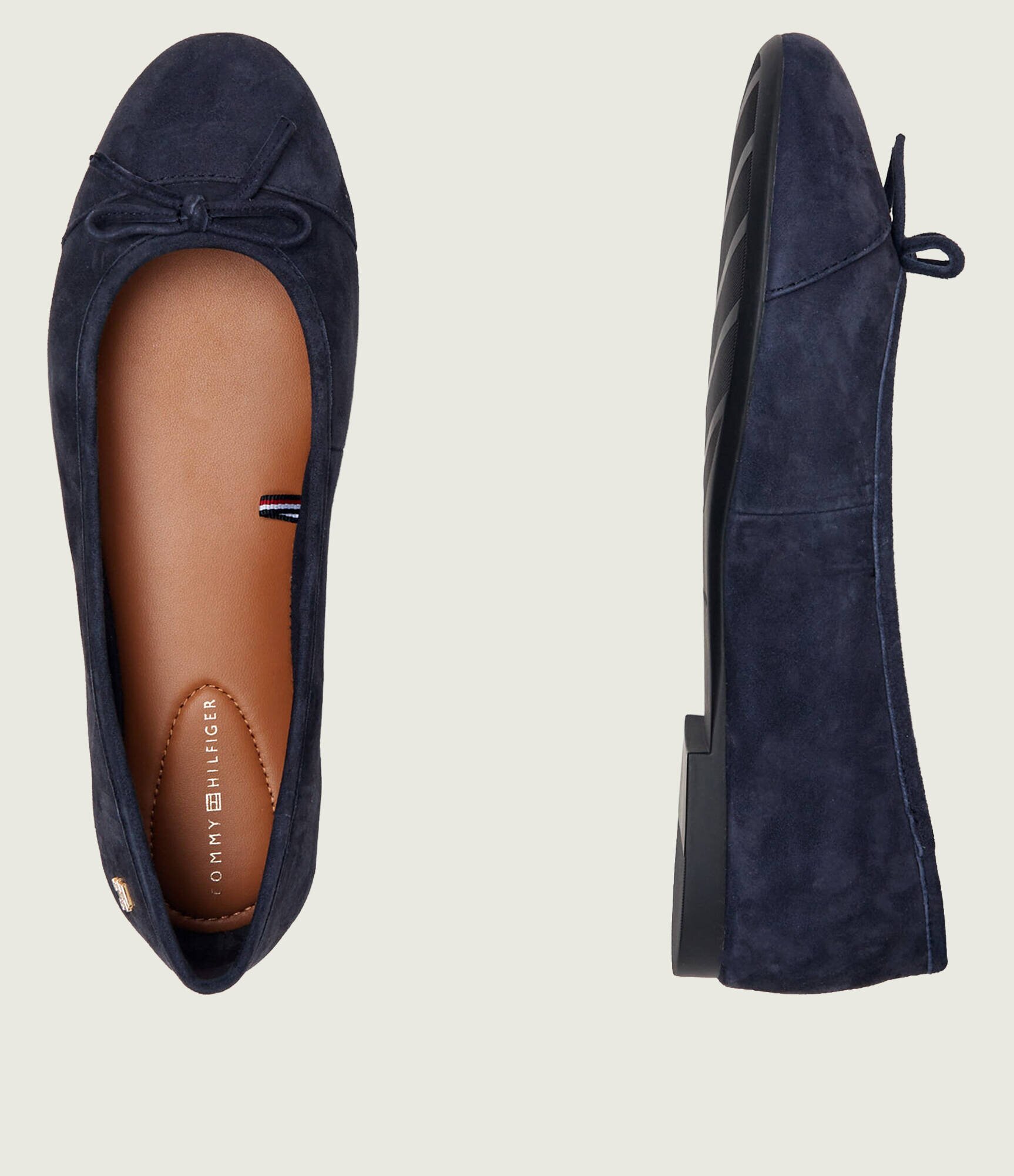 Tommy Hilfiger Balerini | piele întoarsă