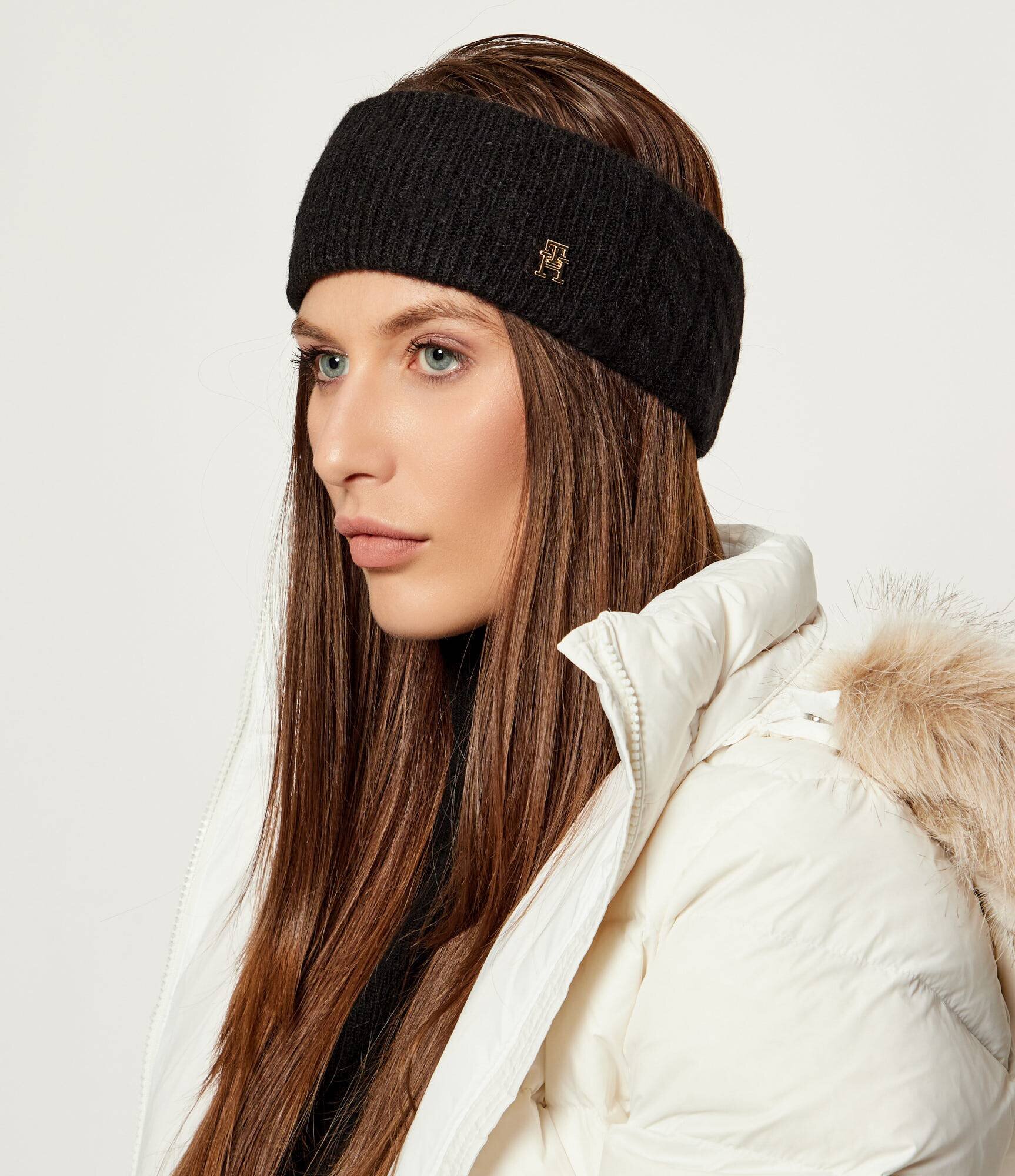 Tommy Hilfiger Bentiță CHIC cu adaos de lână