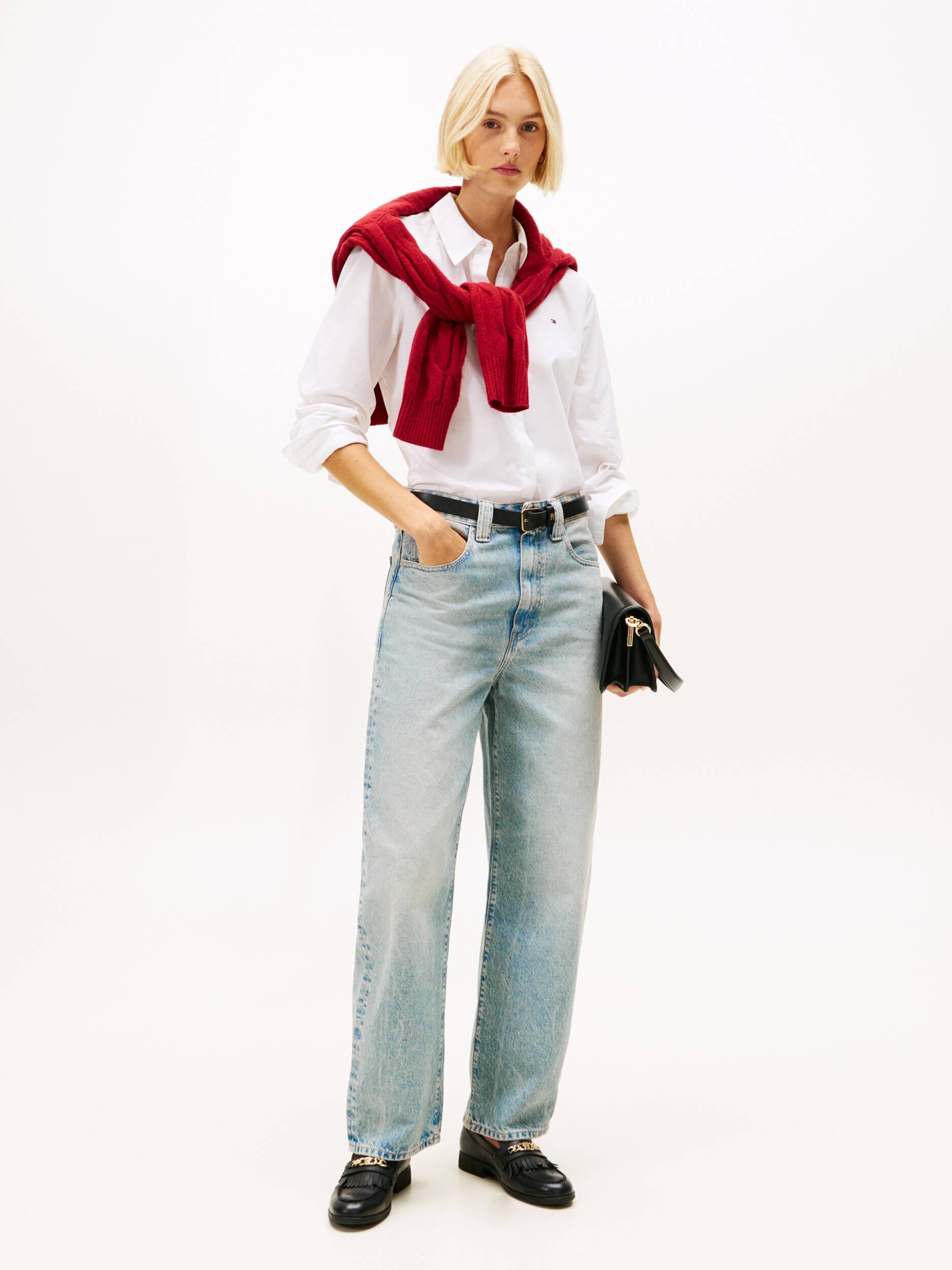 Tommy Hilfiger Blugi BARREL | Loose fit | high waist