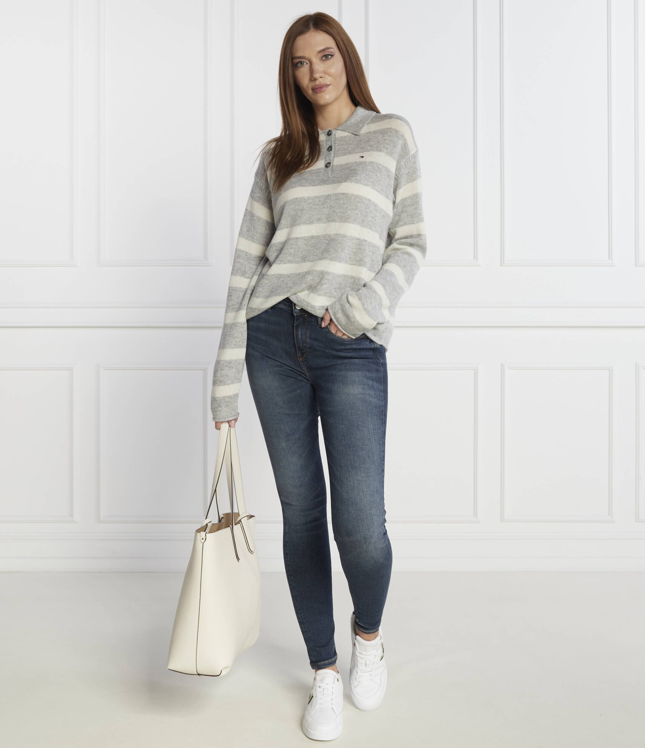 Tommy Hilfiger Blugi TH FLEX COMO SKINNY RW SAU | Skinny fit