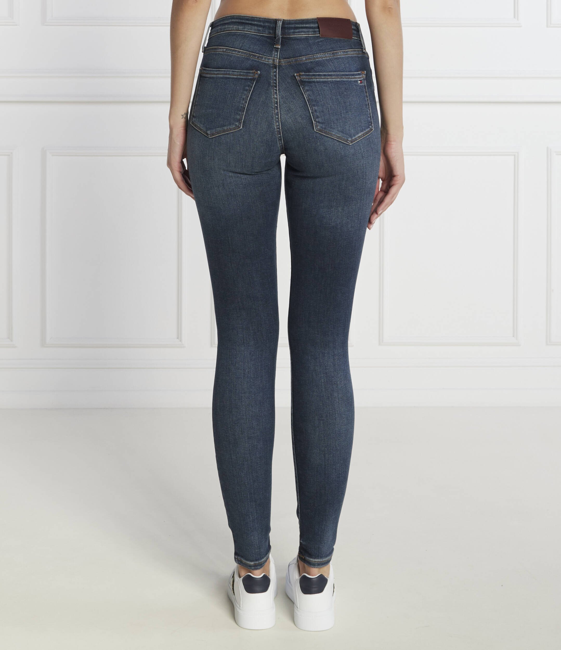 Tommy Hilfiger Blugi TH FLEX COMO SKINNY RW SAU | Skinny fit