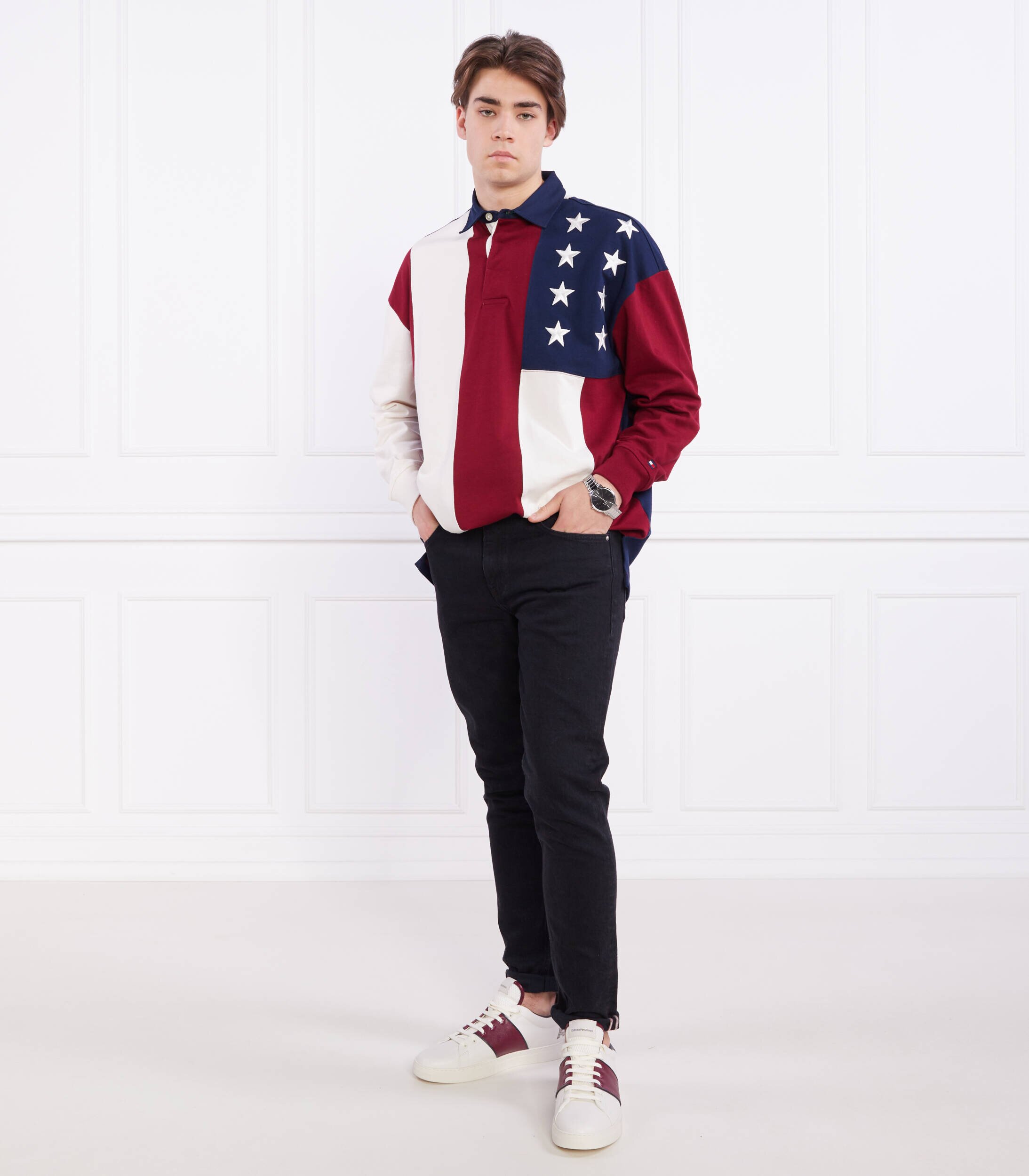 Tommy Hilfiger Blugi THXSM THE SHAWN STR HERO BLACK | Straight fit