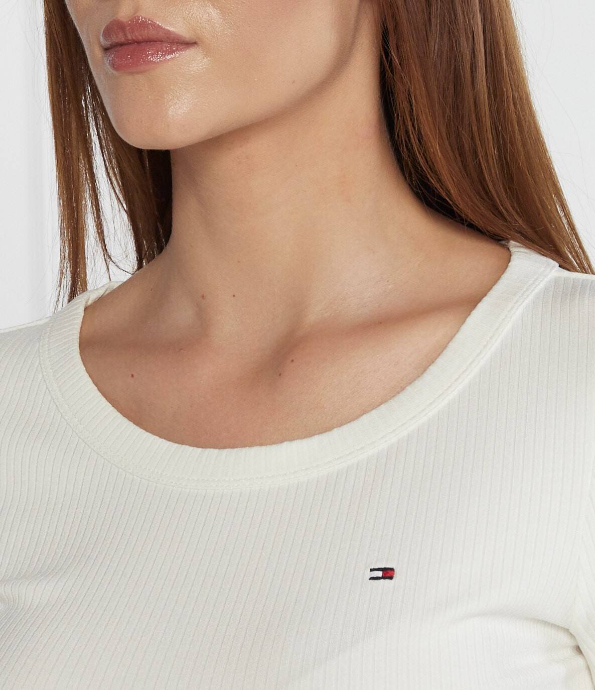 Tommy Hilfiger Bluză 5X2 RIB O-NK LS | Slim Fit