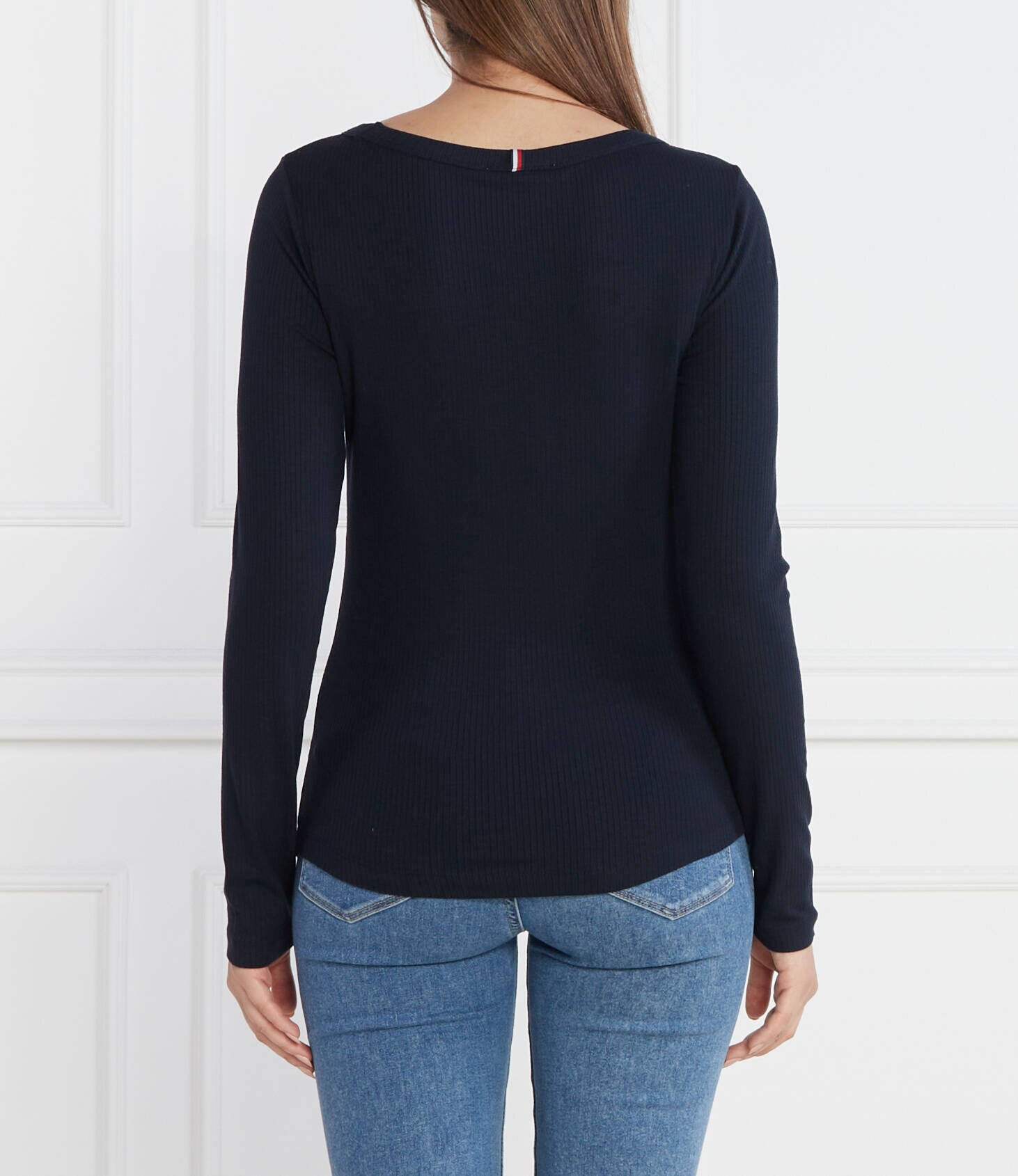 Tommy Hilfiger Bluză 5X2 RIB O-NK LS | Slim Fit