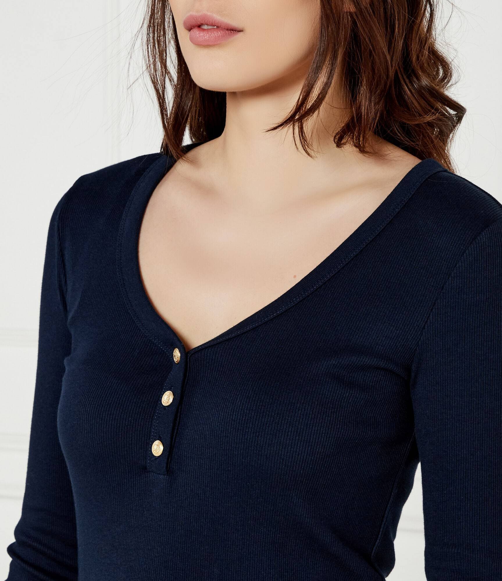 Tommy Hilfiger Bluză HENLEY | Slim Fit