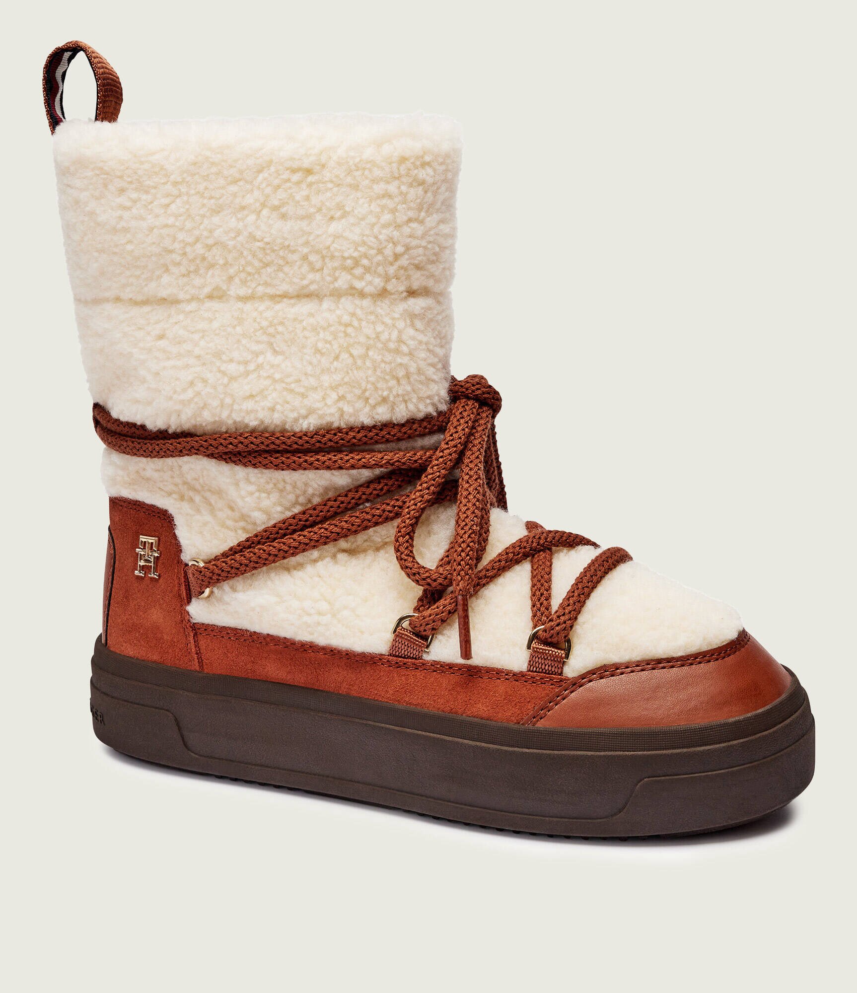 Tommy Hilfiger Bocanci | piele | piele întoarsă | shearling