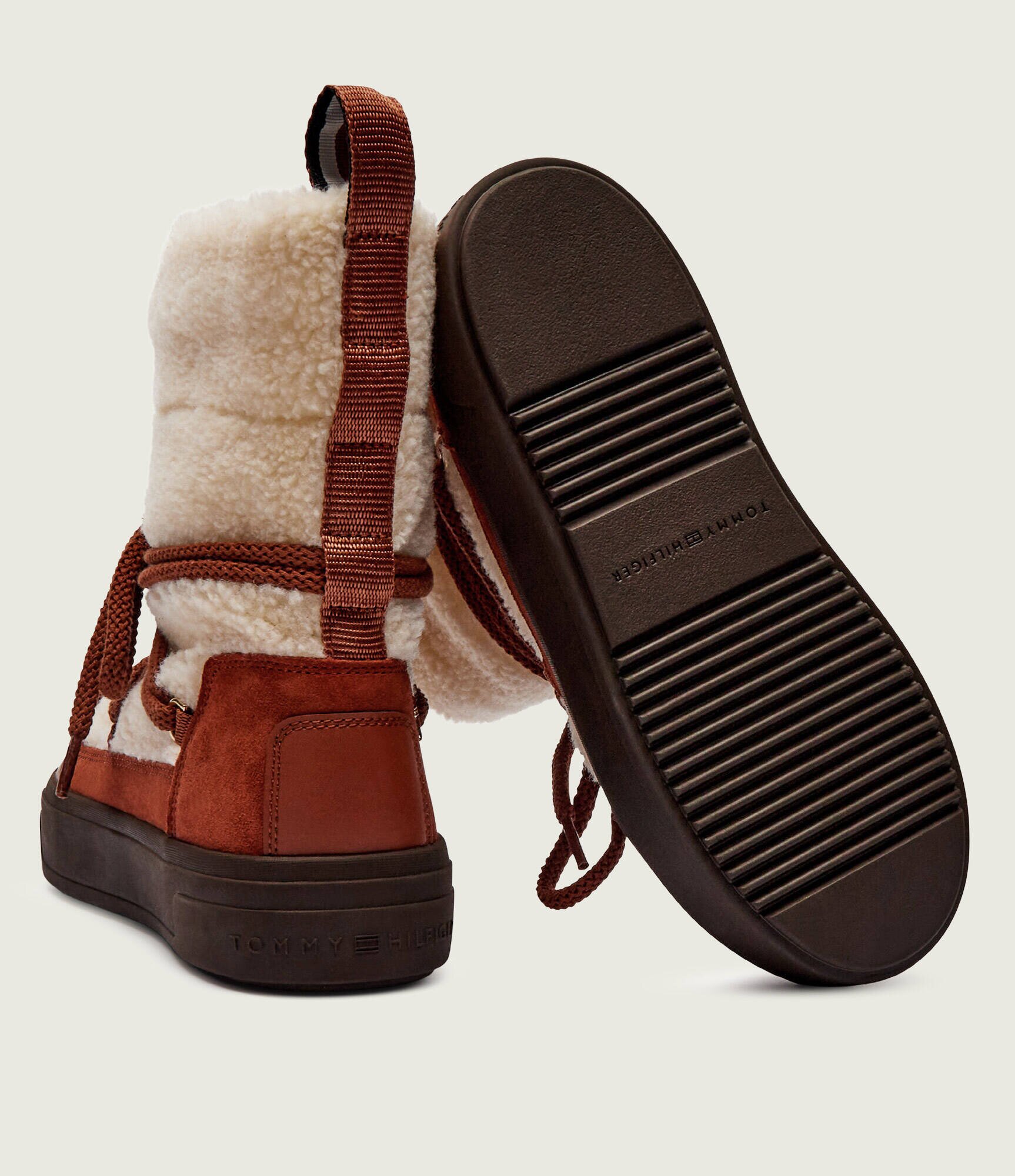 Tommy Hilfiger Bocanci | piele | piele întoarsă | shearling